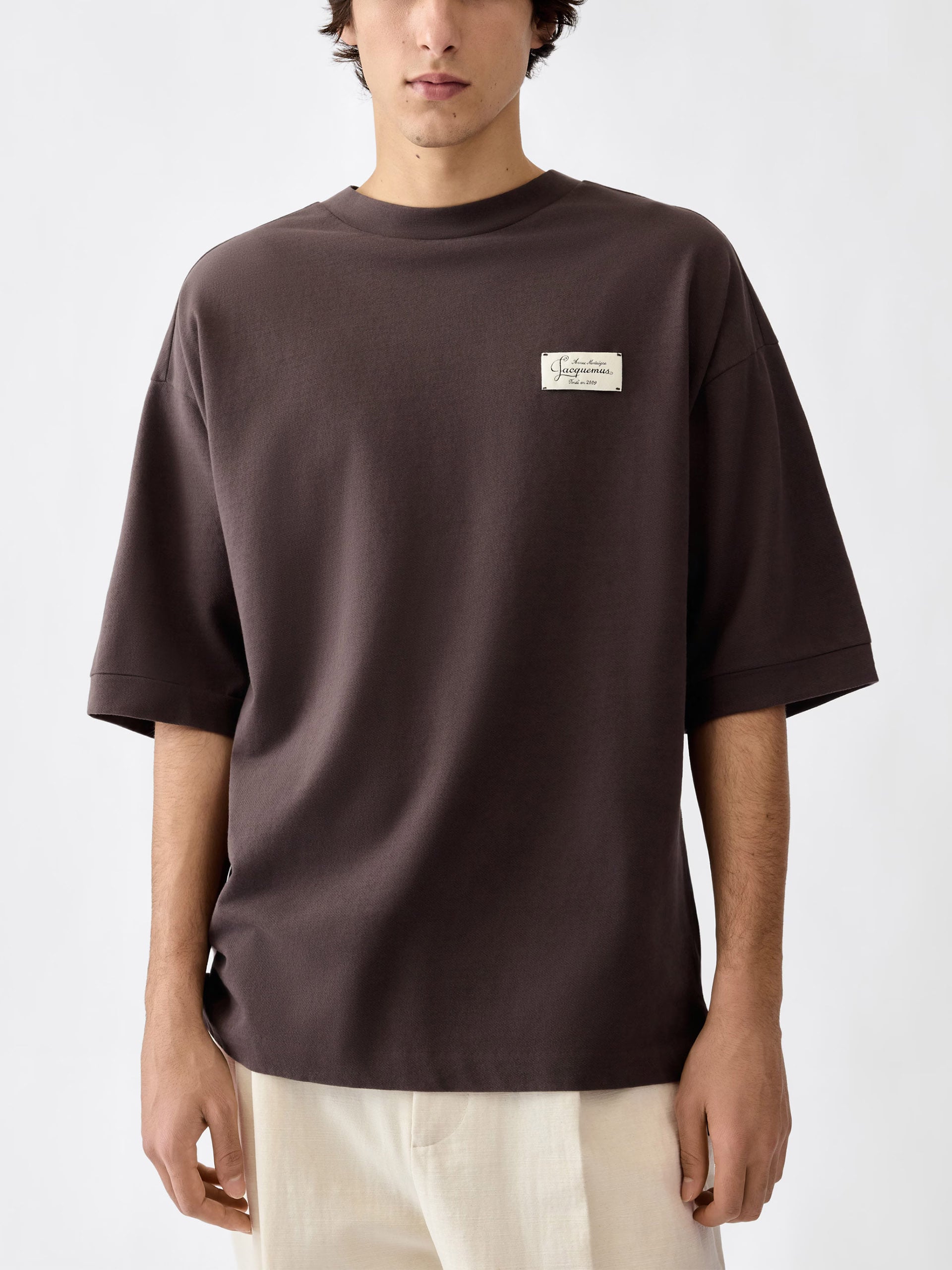 JACQUEMUS - T-Shirt Corso mit Logo-Patch für Herren
