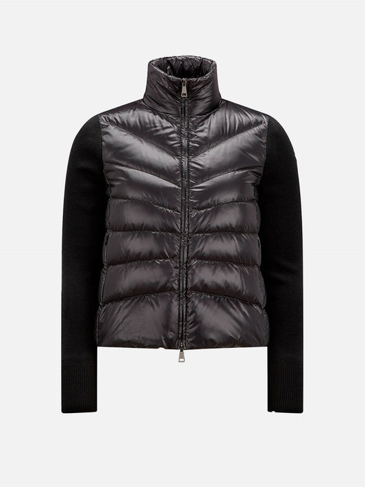MONCLER - Daunen-Strickjacke aus Wolle für Damen