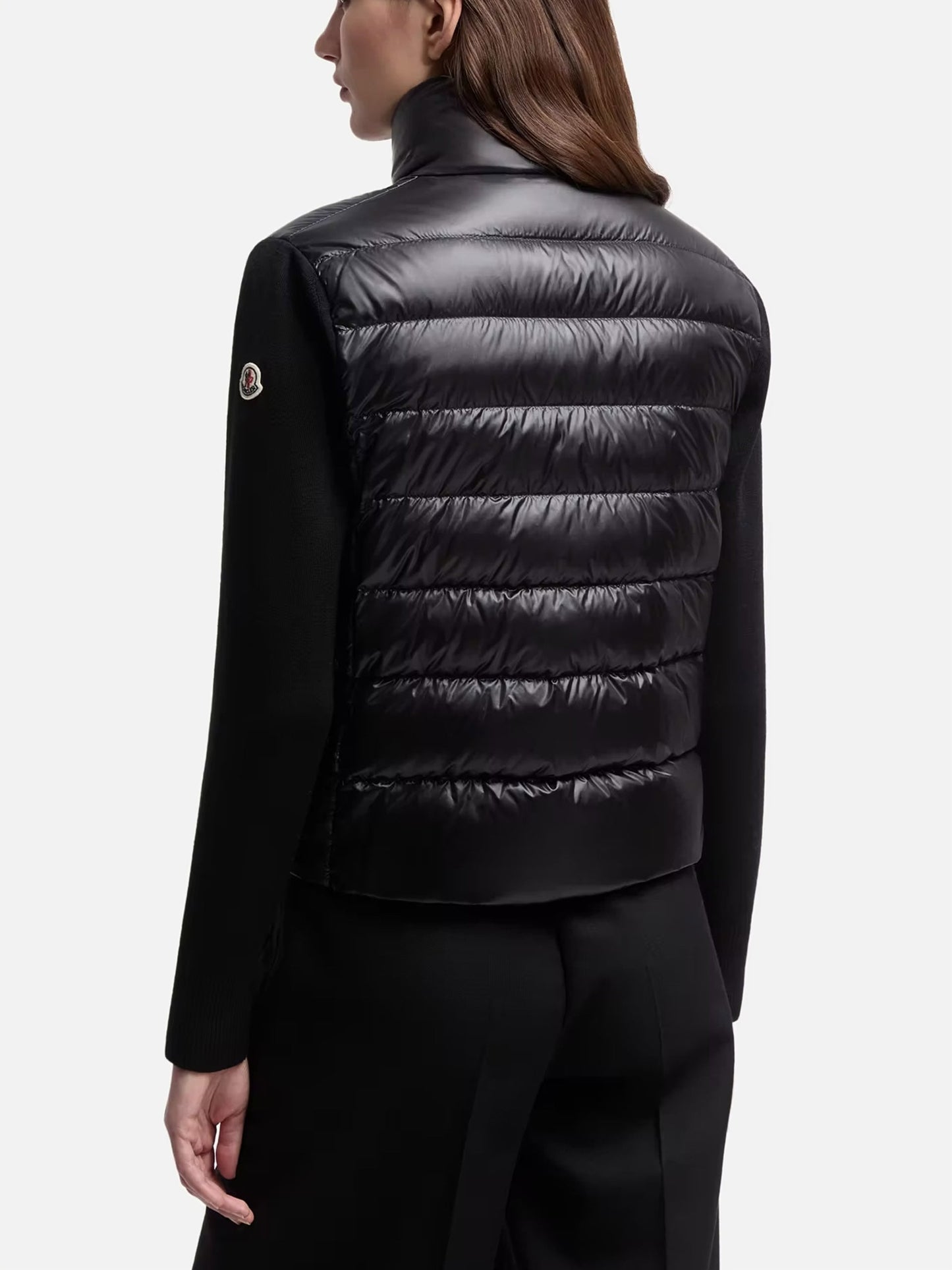 MONCLER - Daunen-Strickjacke aus Wolle für Damen