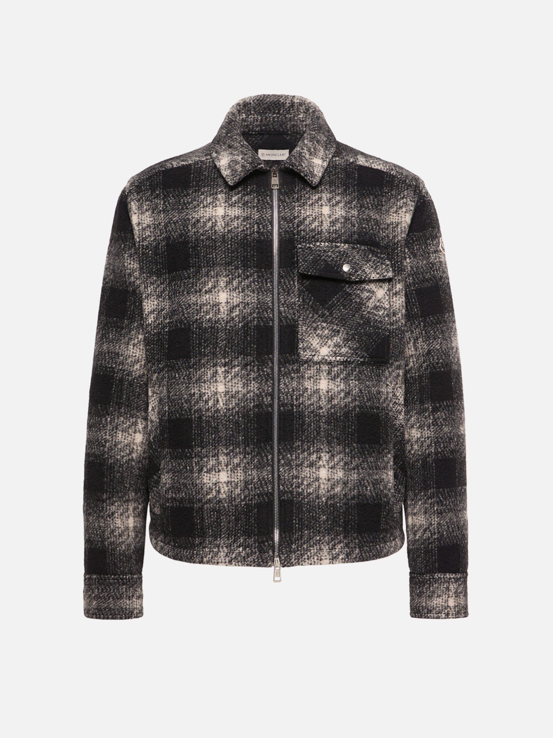 MONCLER - Kariertes Jersey-Overshirt für Herren