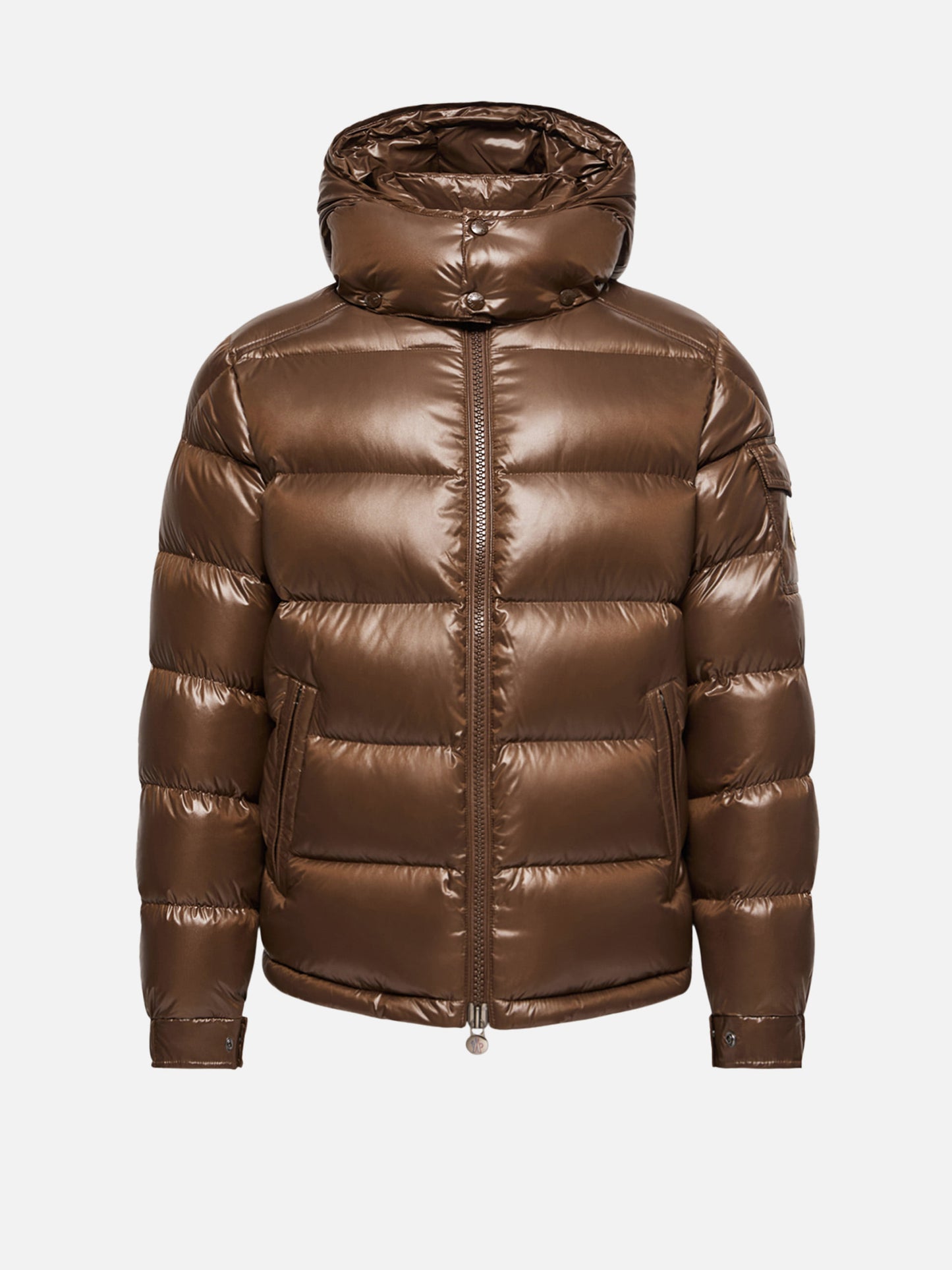 Moncler – Daunenjacke Maya mit Kapuze für Herren Braun - Brown