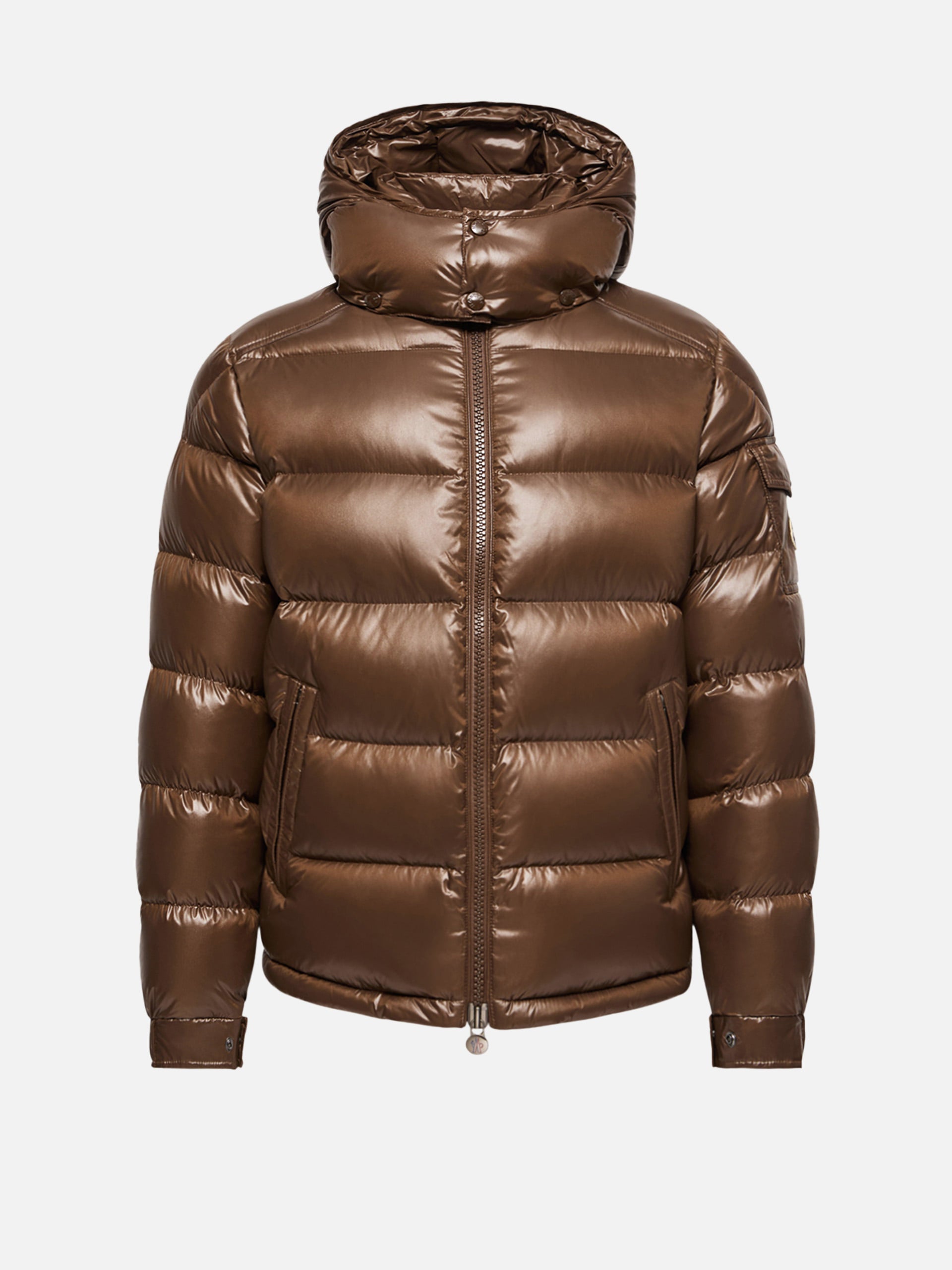 Moncler – Daunenjacke Maya mit Kapuze für Herren Braun - Brown