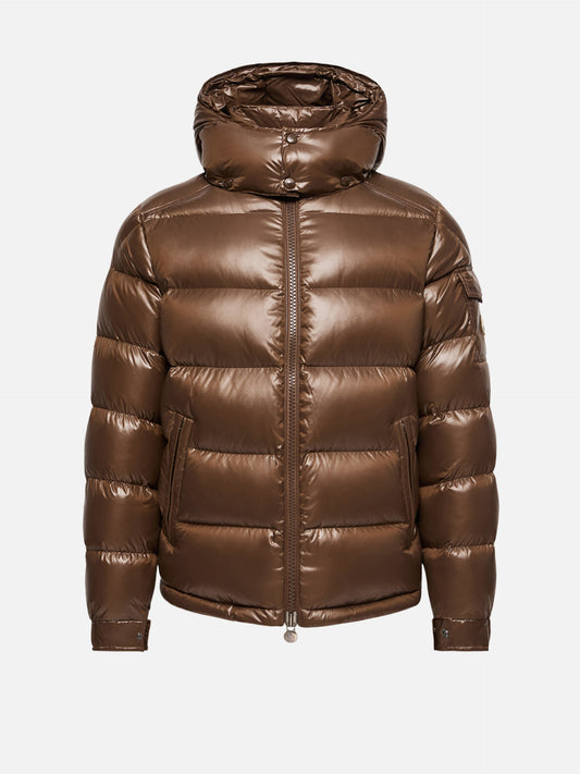 Moncler – Daunenjacke Maya mit Kapuze für Herren Braun - Brown