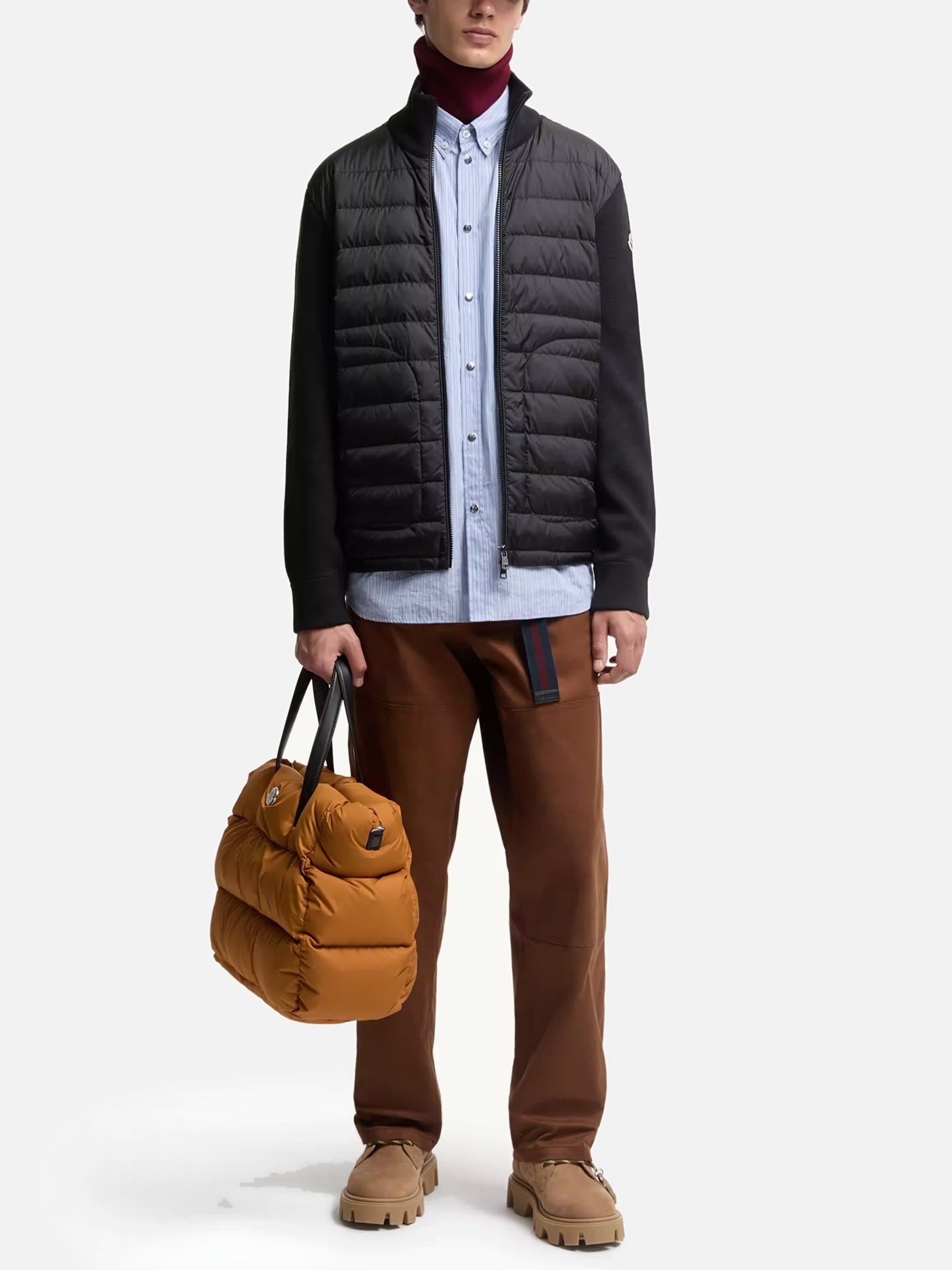 MONCLER - Daunen-Cardigan mit Reißverschluss für Herren
