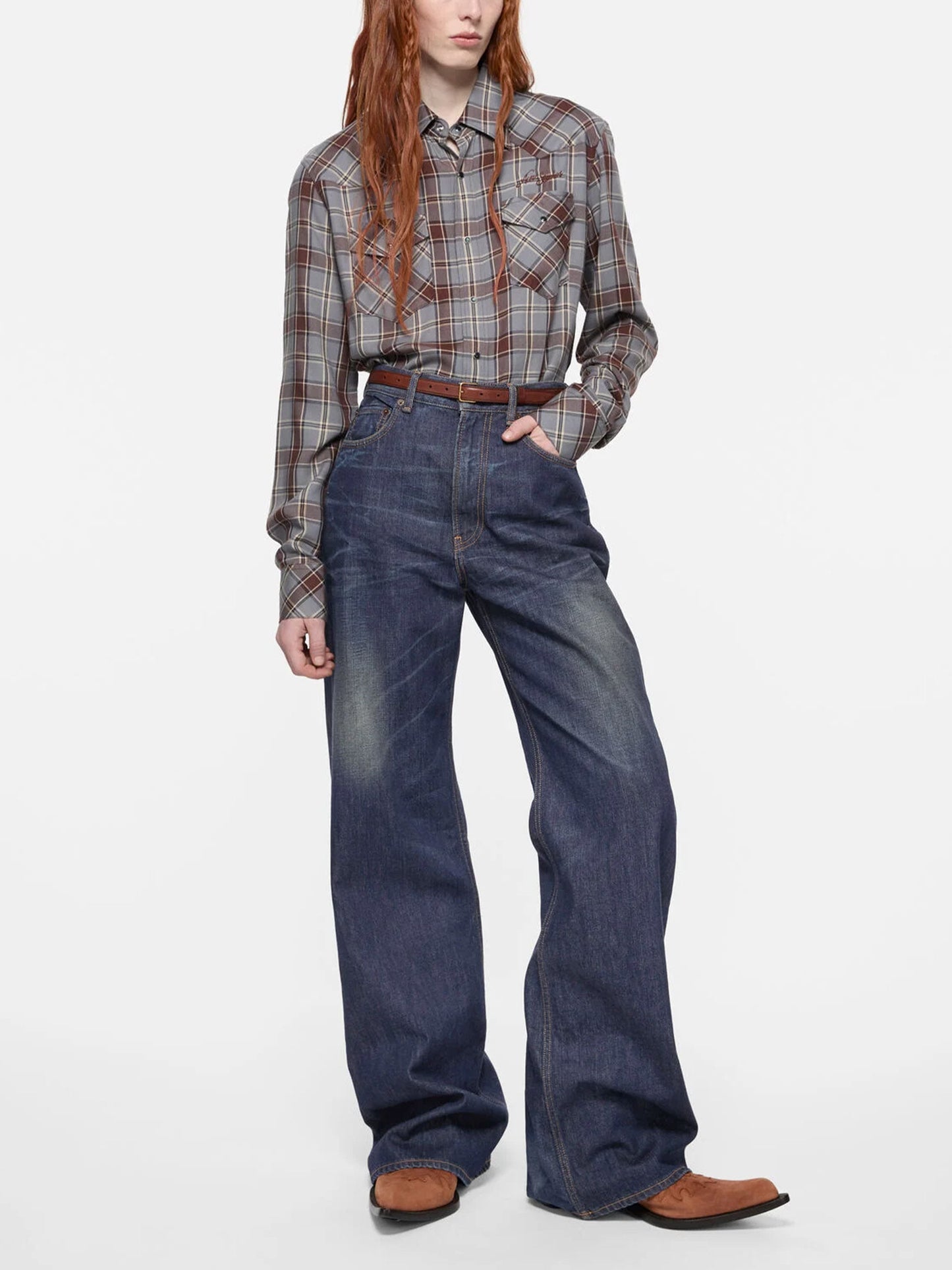 ACNE STUDIOS - High-Rise Wide-Leg Jeans 2022F für Damen