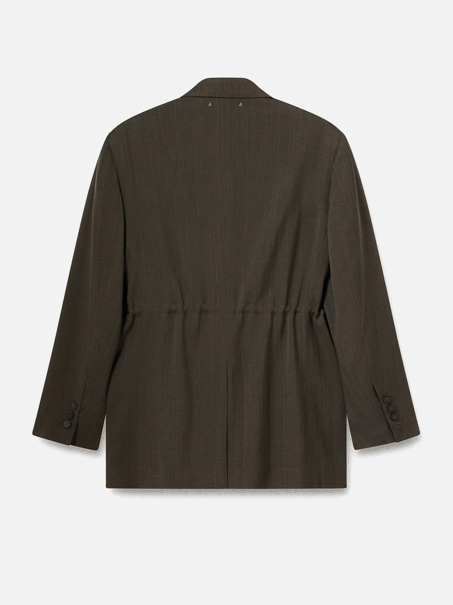 Zweireihiger Blazer aus Viskose-Mix für Damen