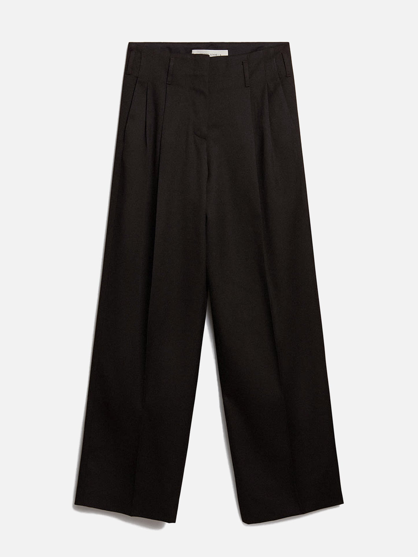 Wide-Leg Hose aus Wollgabardine für Damen