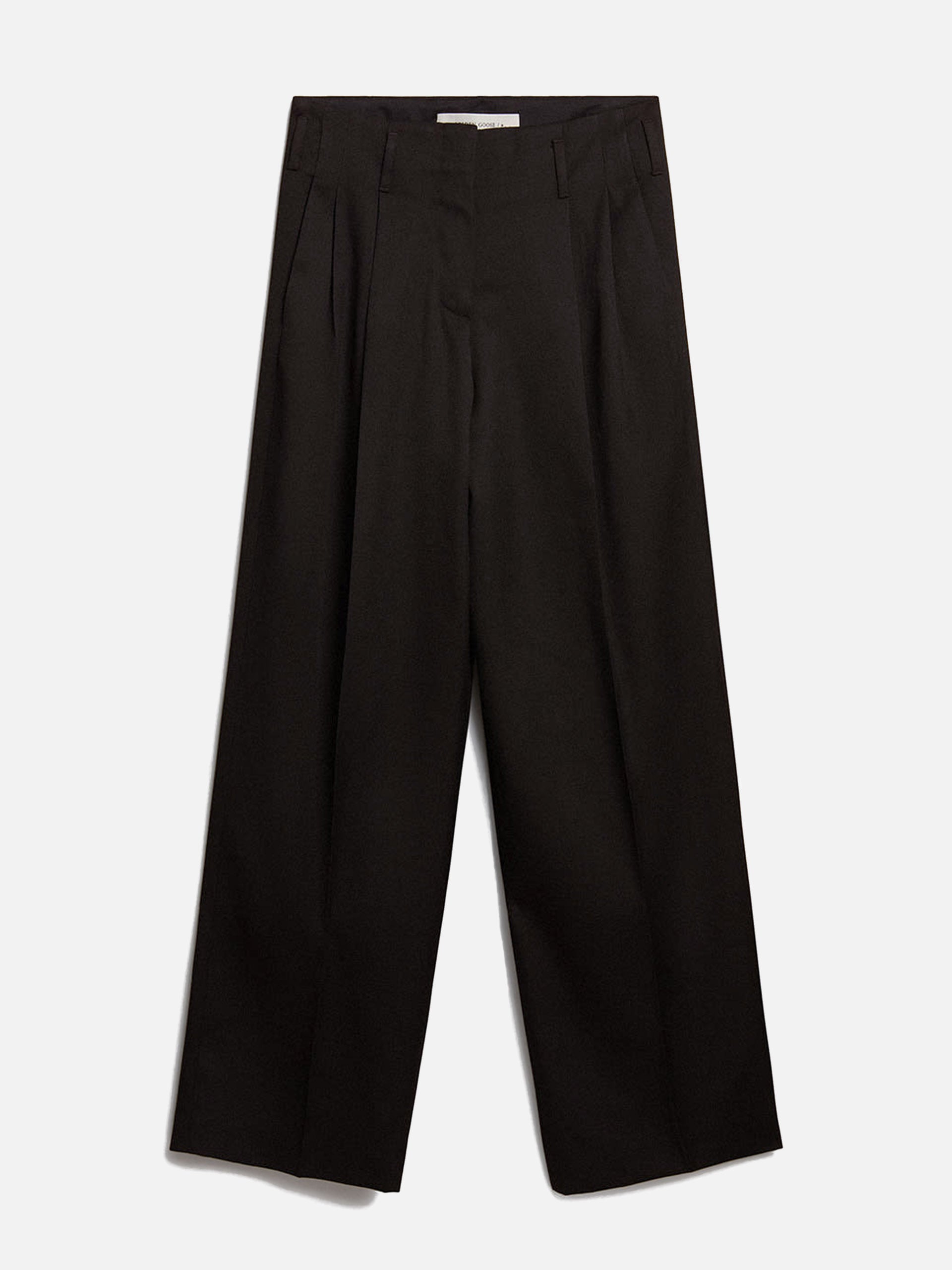 Wide-Leg Hose aus Wollgabardine für Damen