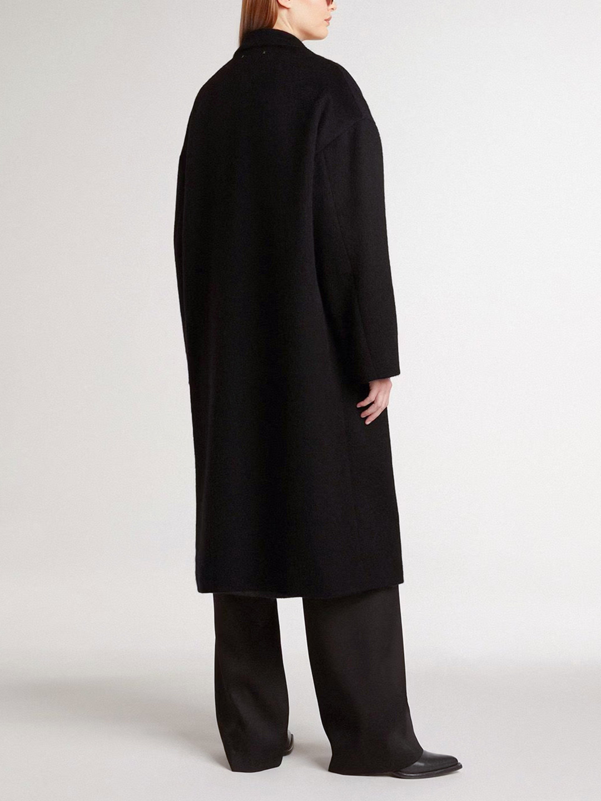 Mantel aus Woll-Mohair-Gemisch für Damen