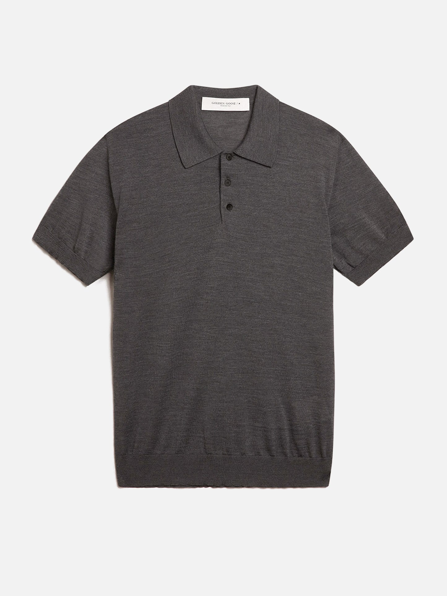 GOLDEN GOOSE - Strickpolo aus Merinowolle für Herren