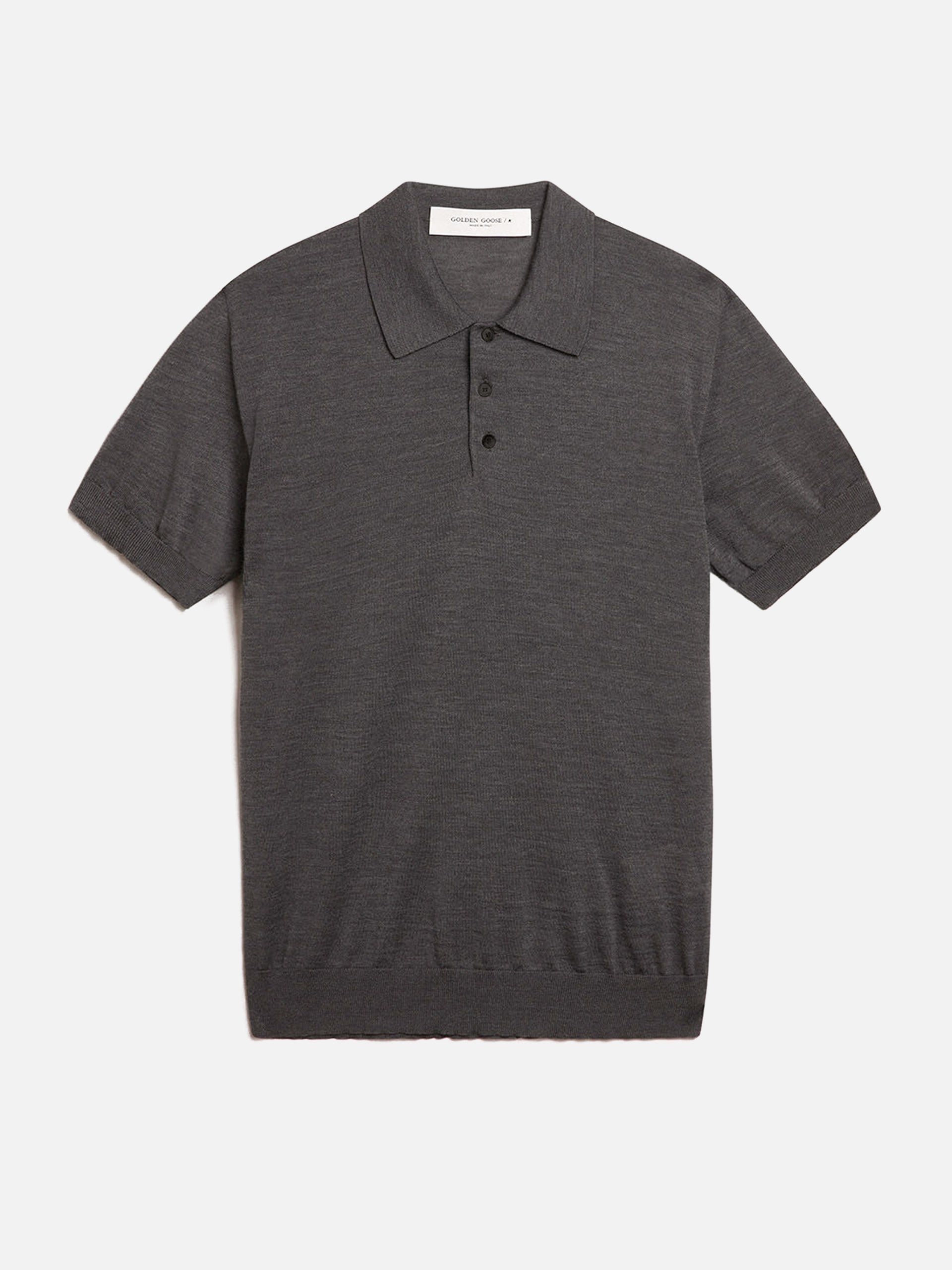 GOLDEN GOOSE - Strickpolo aus Merinowolle für Herren