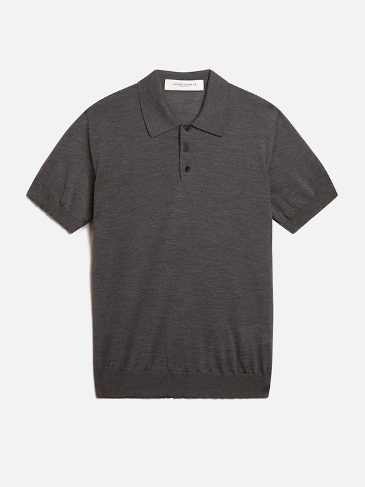 GOLDEN GOOSE - Strickpolo aus Merinowolle für Herren