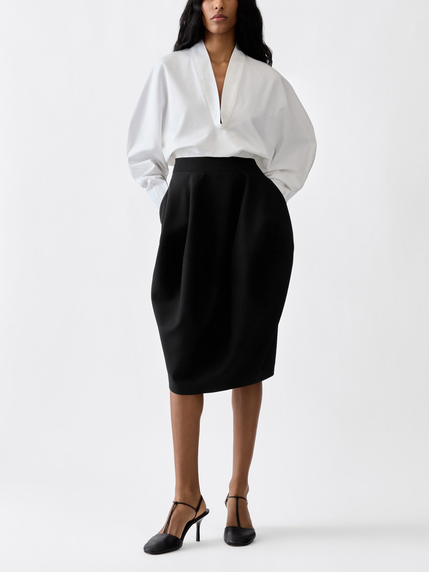 JACQUEMUS - Midi-Ballon-Rock Ovalo für Damen