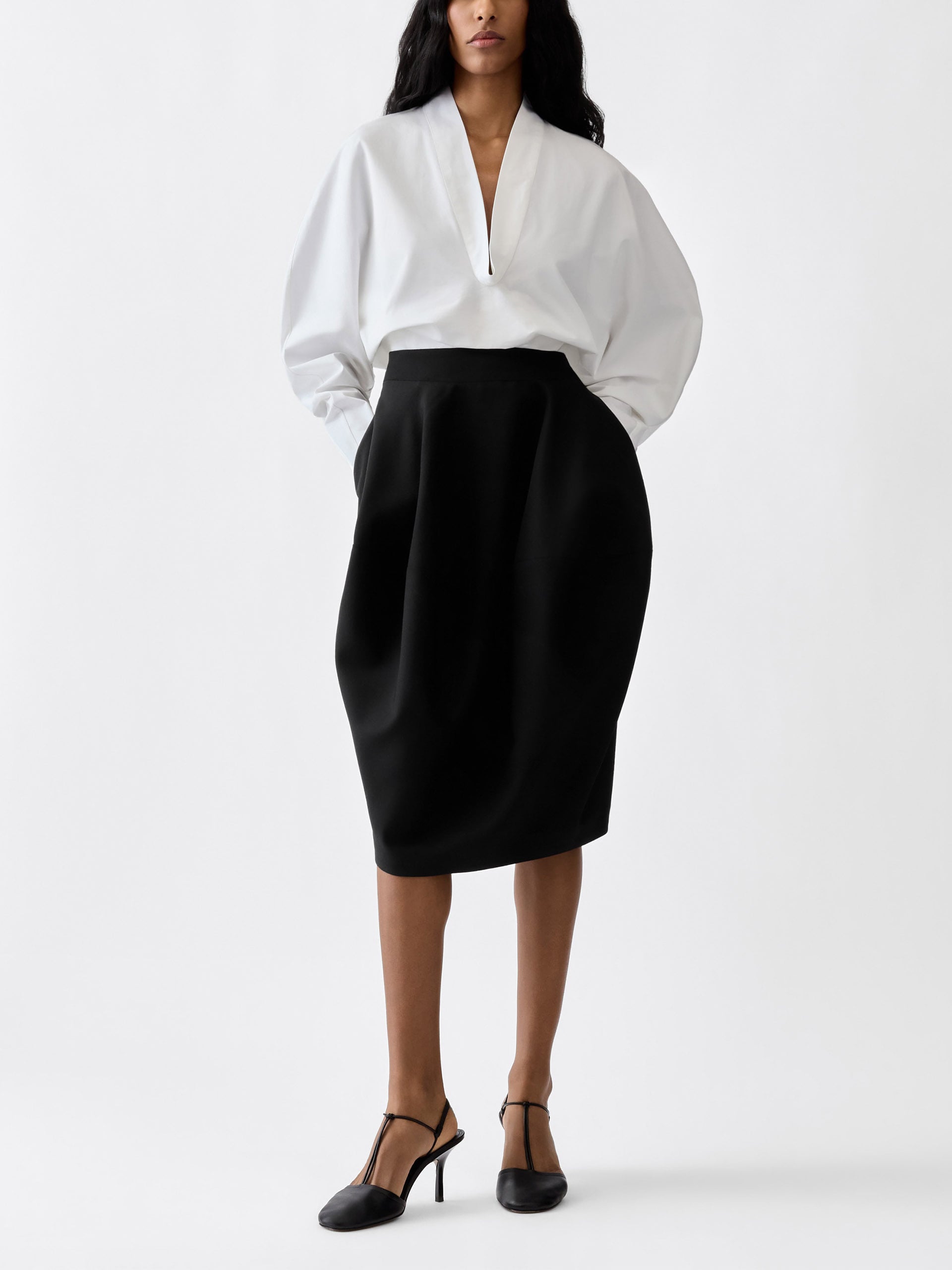 JACQUEMUS - Midi-Ballon-Rock Ovalo für Damen