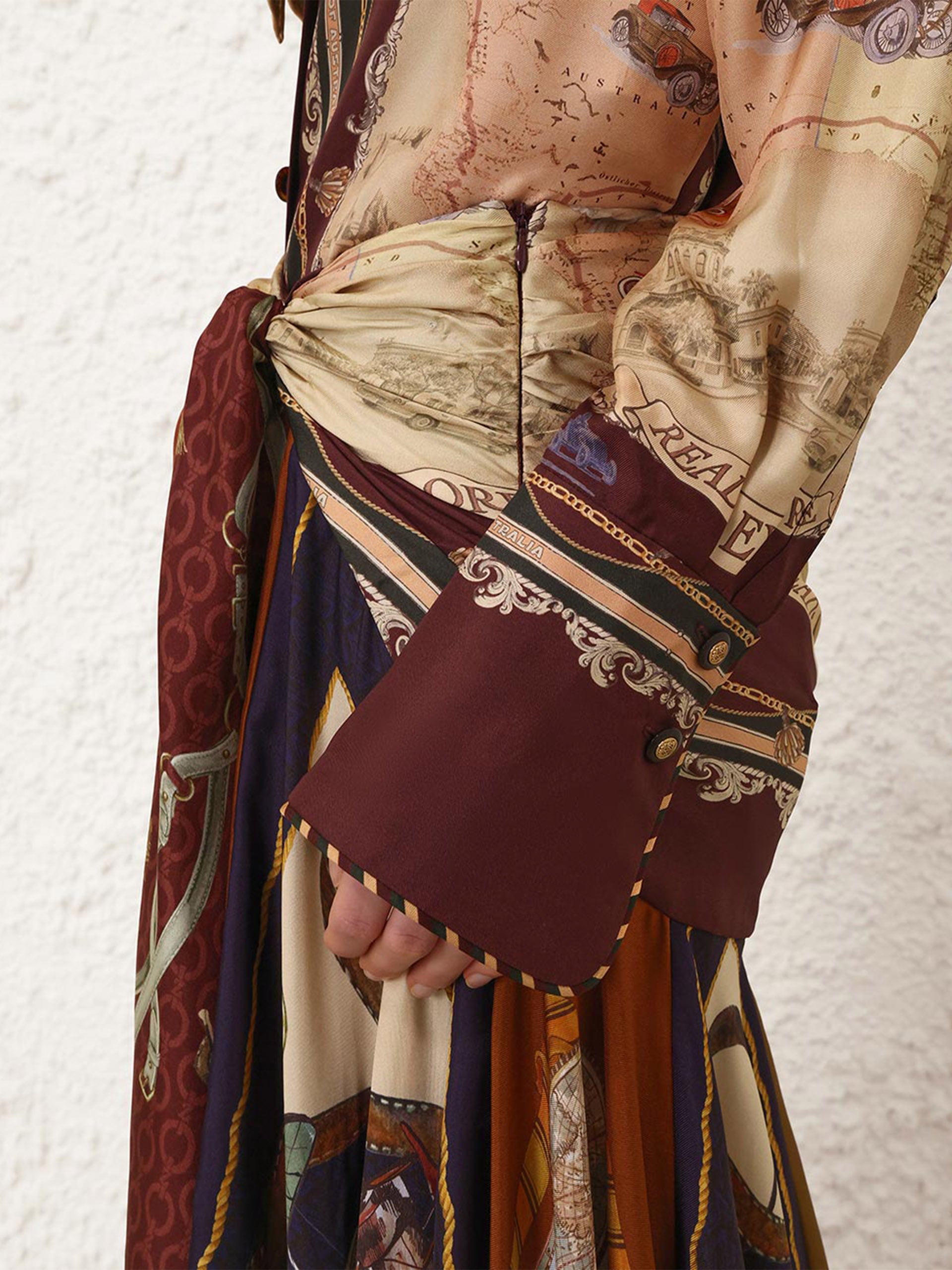 ZIMMERMANN - Bedruckte Seidenbluse Valiant für Damen