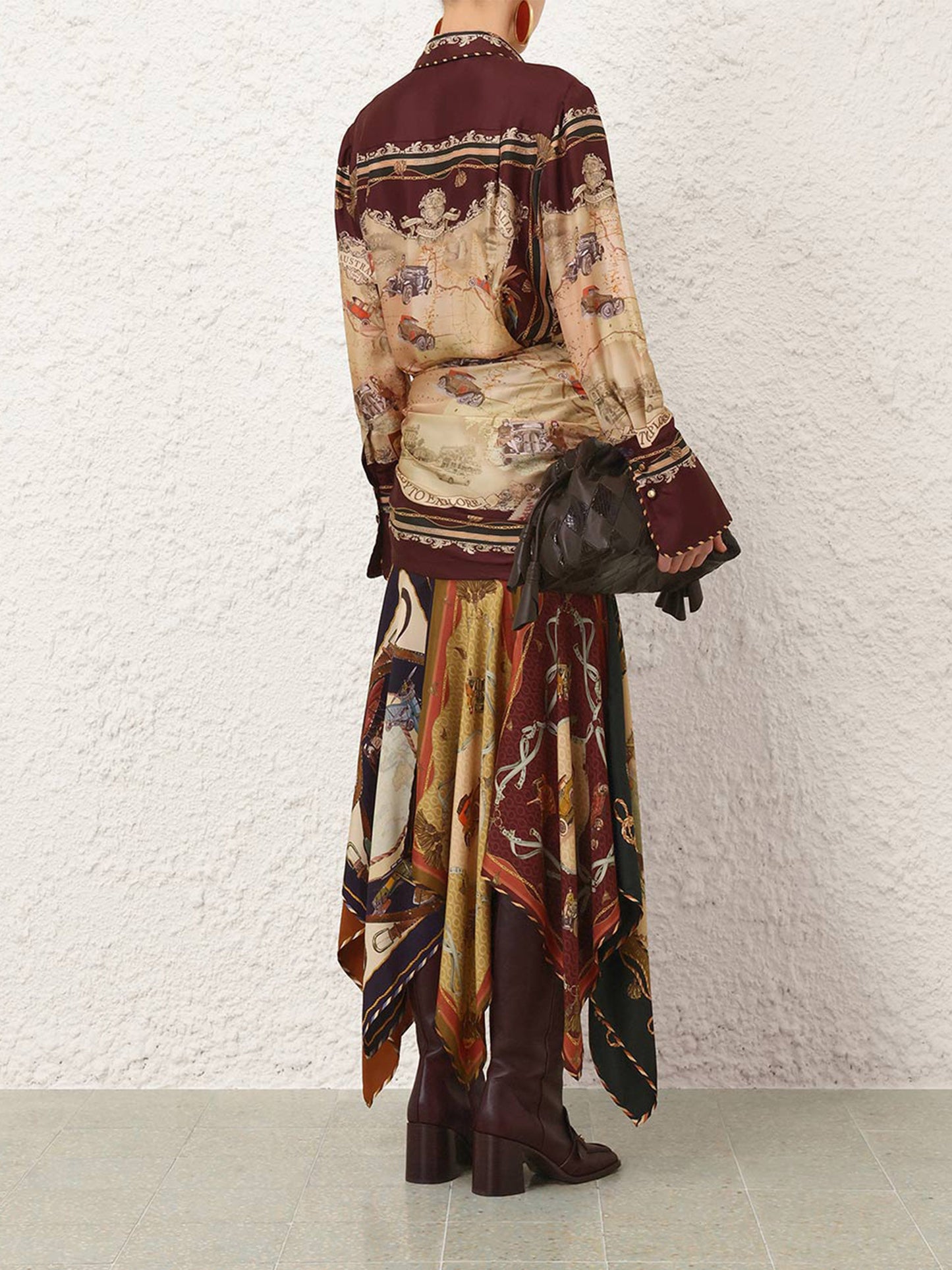 ZIMMERMANN - Bedruckte Seidenbluse Valiant für Damen