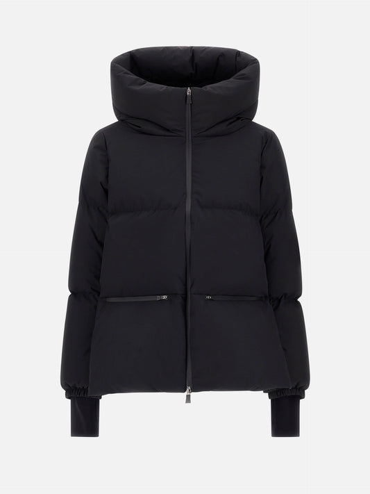 Herno – Daunenjacke mit Kapuze für Damen Schwarz - Black