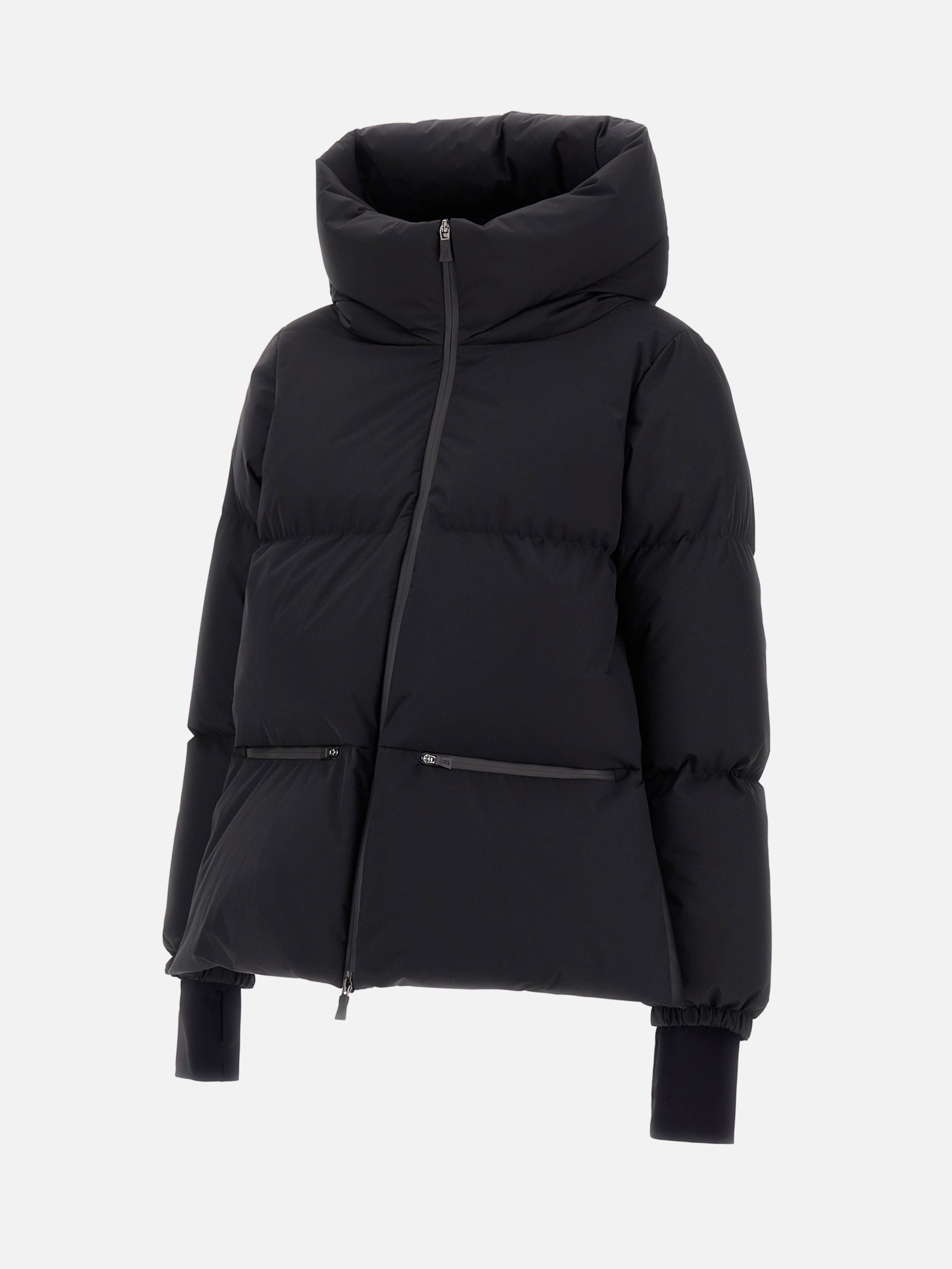 Herno – Daunenjacke mit Kapuze für Damen Schwarz - Black
