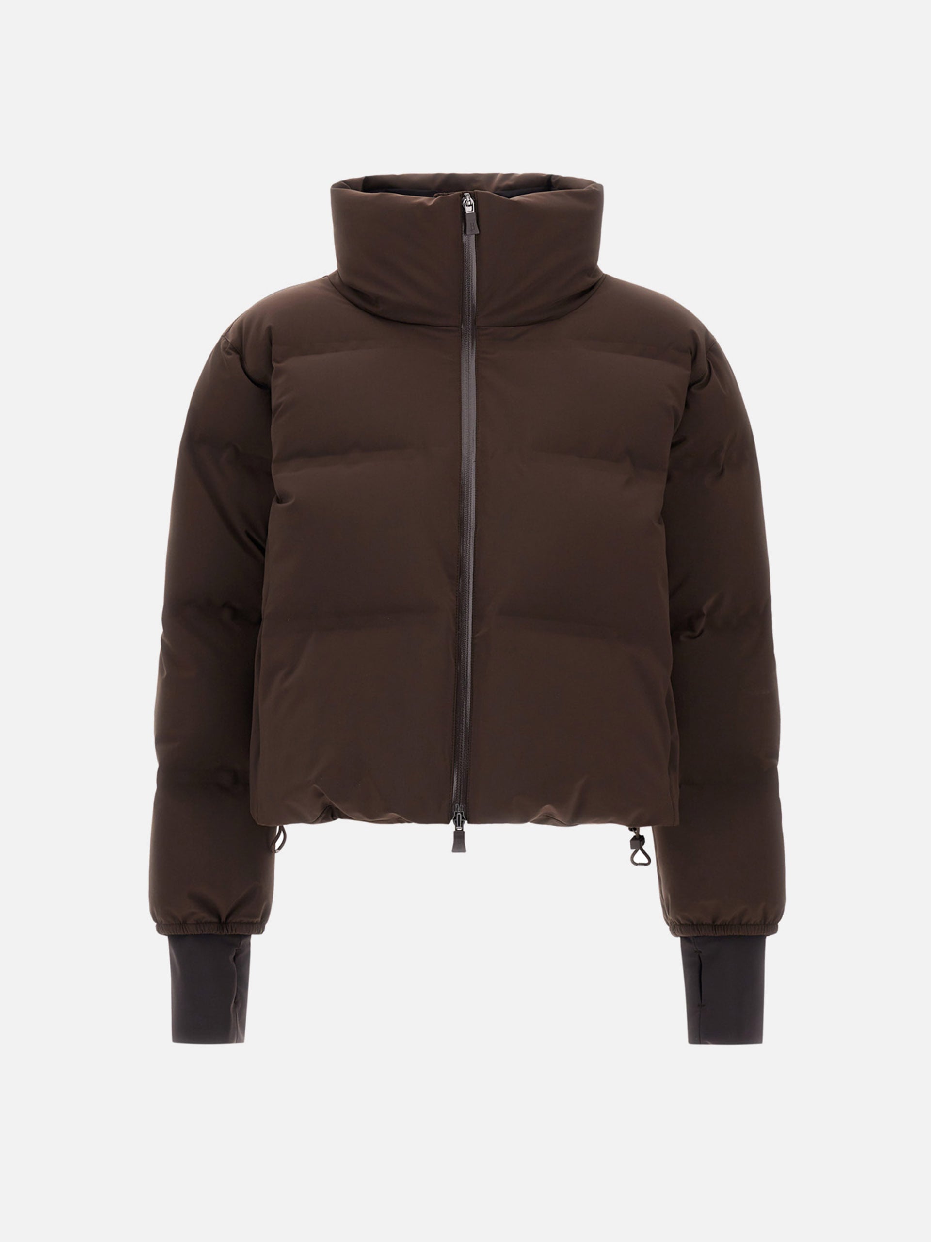 Herno – Kurze Daunenjacke mit Stehkragen für Damen in Dunkelbraun - Dark Brown