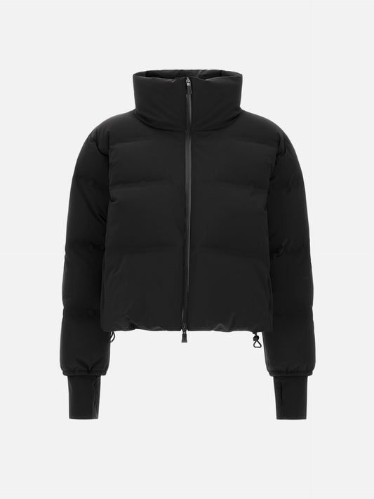 Herno – Kurze Daunenjacke mit Stehkragen für Damen in Schwarz - Black
