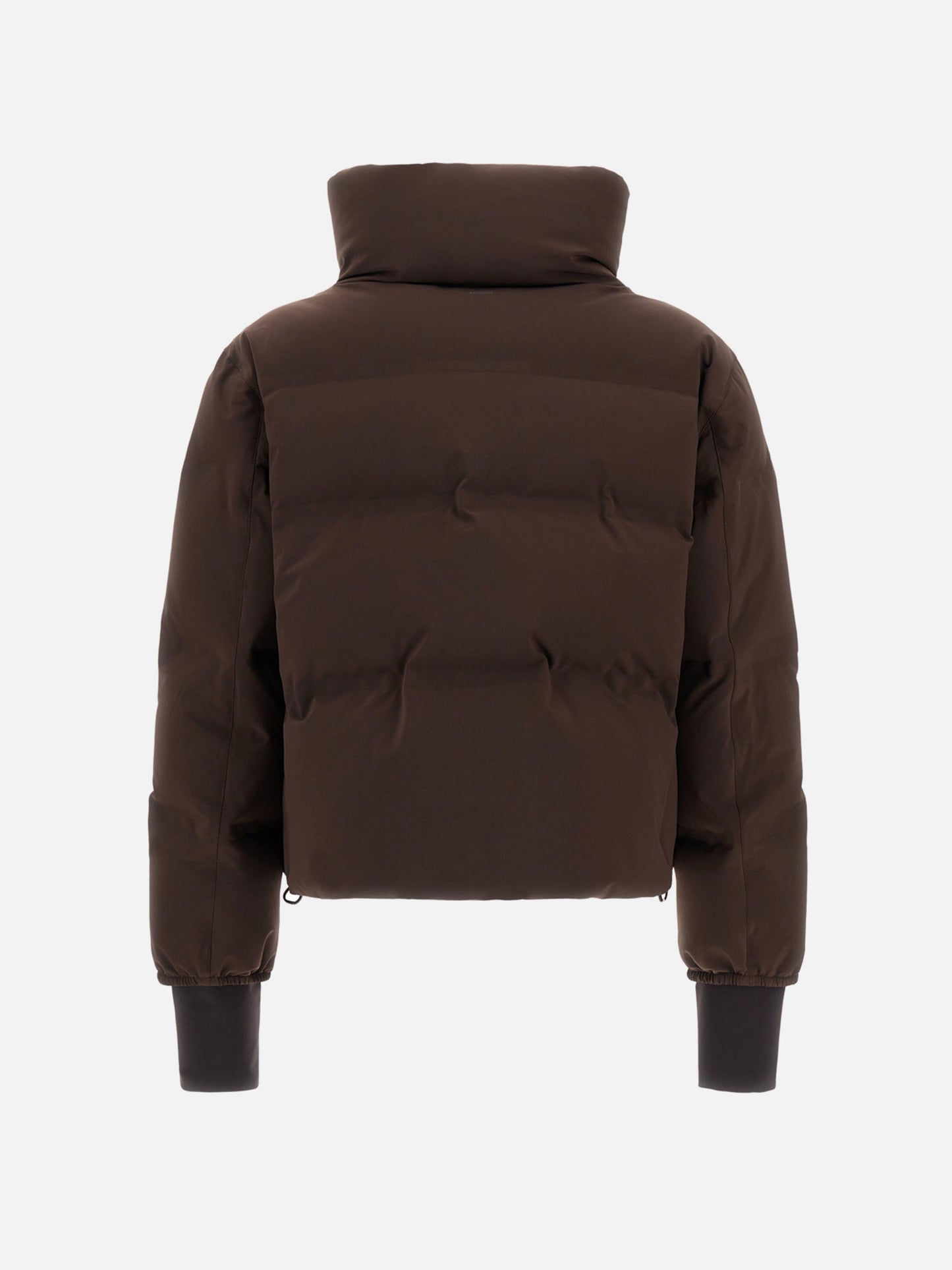 Herno – Kurze Daunenjacke mit Stehkragen für Damen in Dunkelbraun - Dark Brown