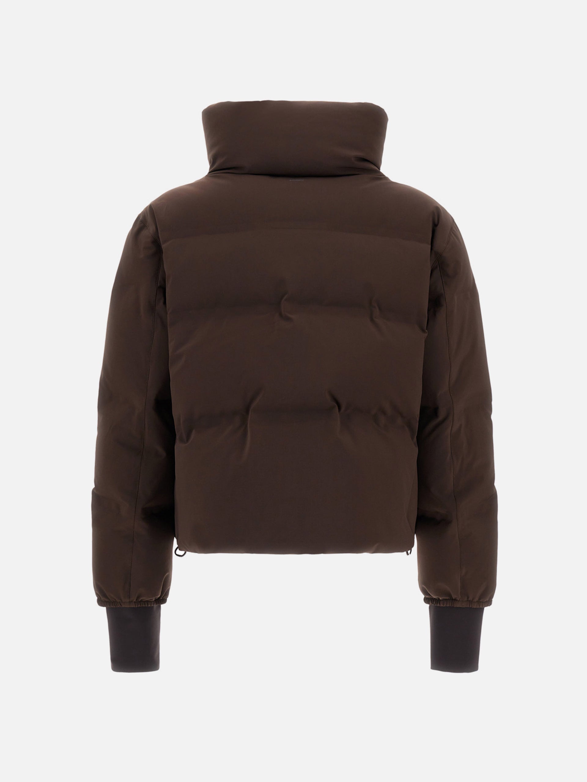Herno – Kurze Daunenjacke mit Stehkragen für Damen in Dunkelbraun - Dark Brown