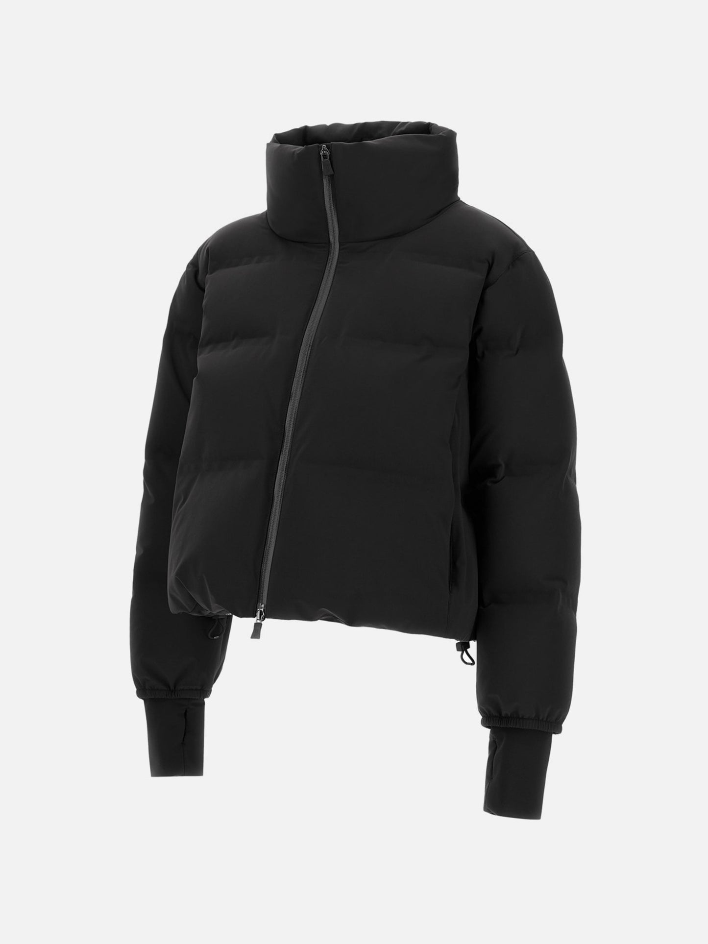 Herno – Kurze Daunenjacke mit Stehkragen für Damen in Schwarz - Black