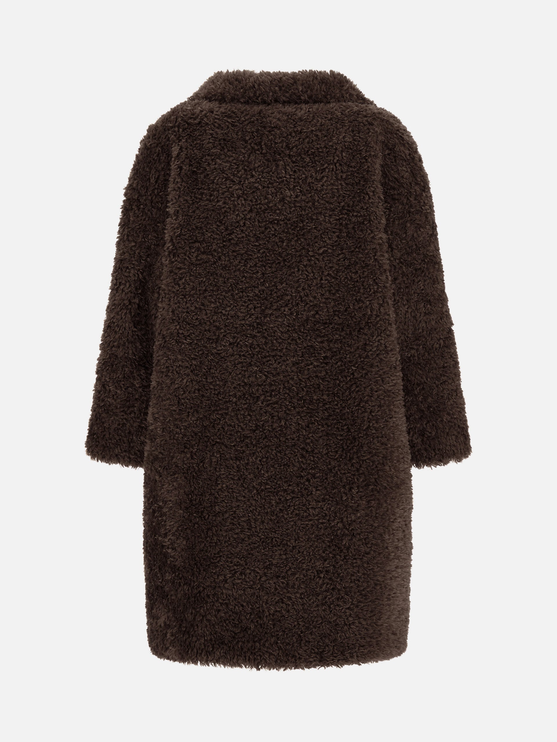 Herno – Teddy-Mantel aus Kunstpelz für Damen Dunkelbraun - Dark Brown