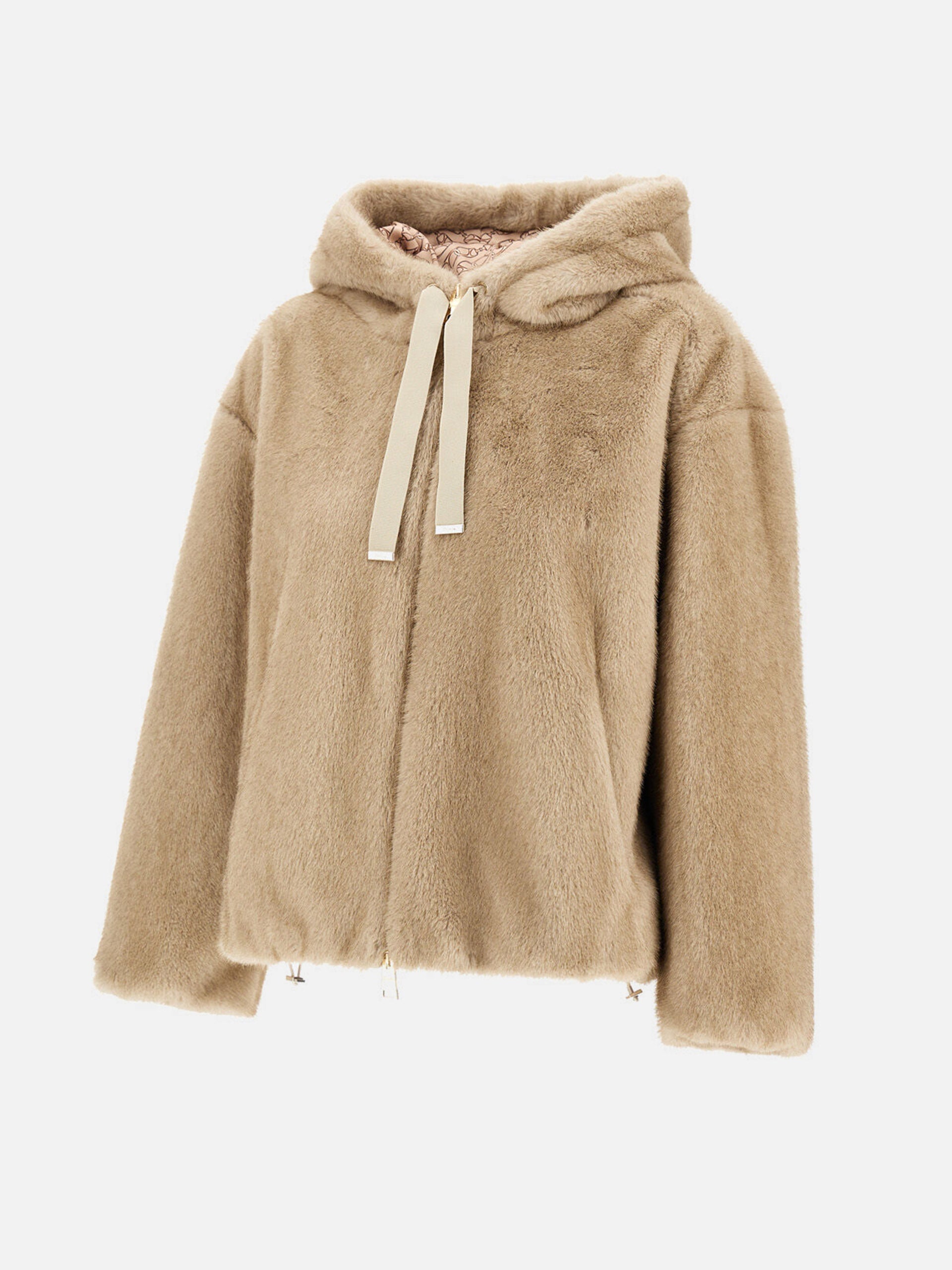 HERNO - Jacke aus Kunstpelz mit Kapuze für Damen