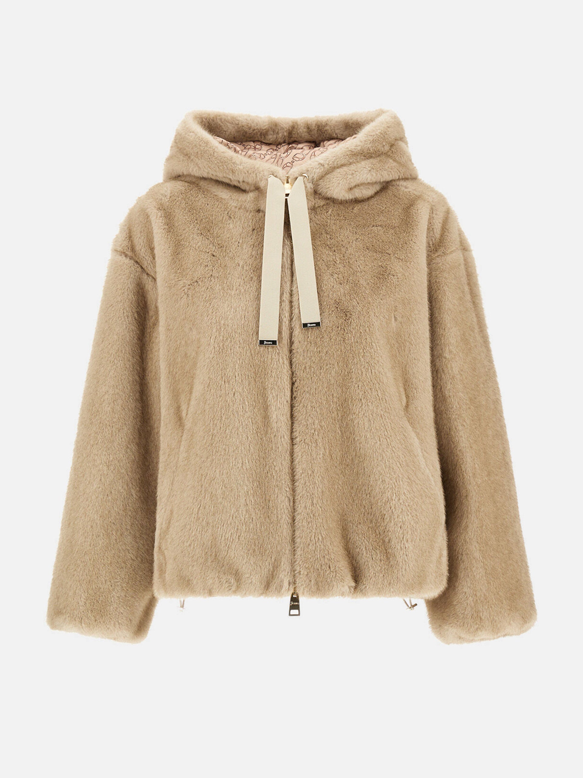 HERNO - Jacke aus Kunstpelz mit Kapuze für Damen