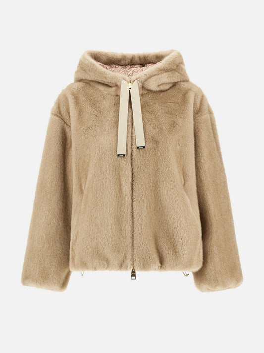 HERNO - Jacke aus Kunstpelz mit Kapuze für Damen