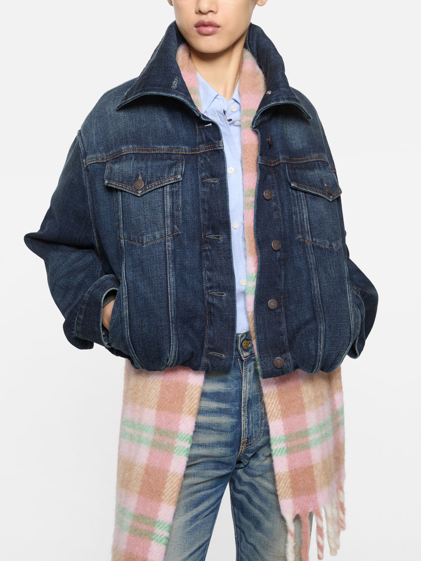 ACNE STUDIOS - Cropped-Jeansjacke für Damen