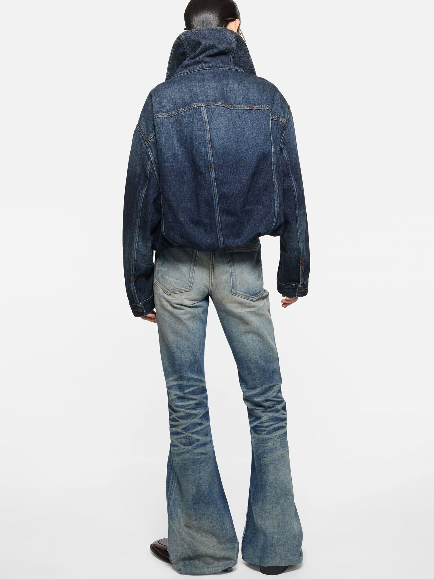 ACNE STUDIOS - Cropped-Jeansjacke für Damen