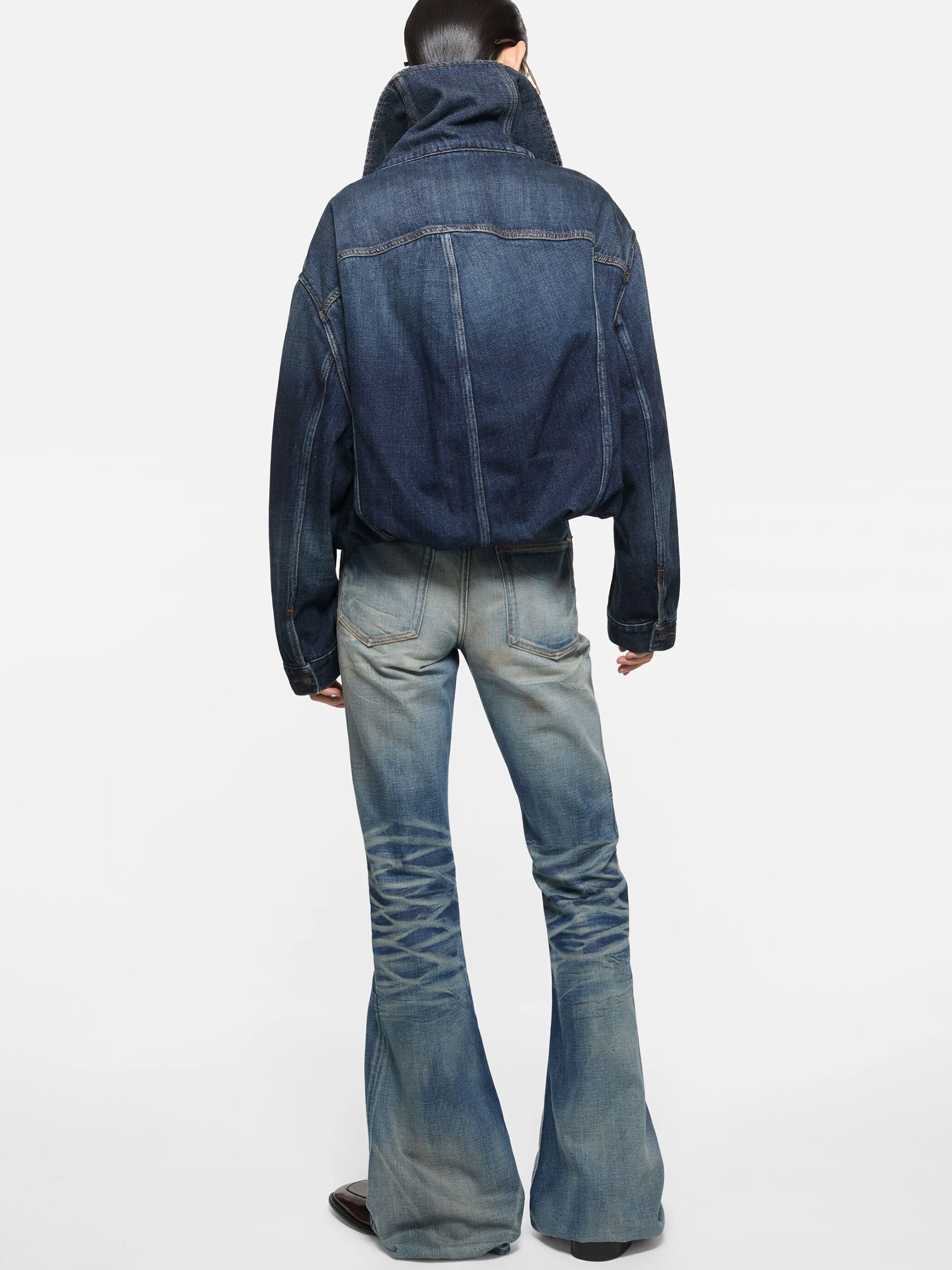 ACNE STUDIOS - Cropped-Jeansjacke für Damen