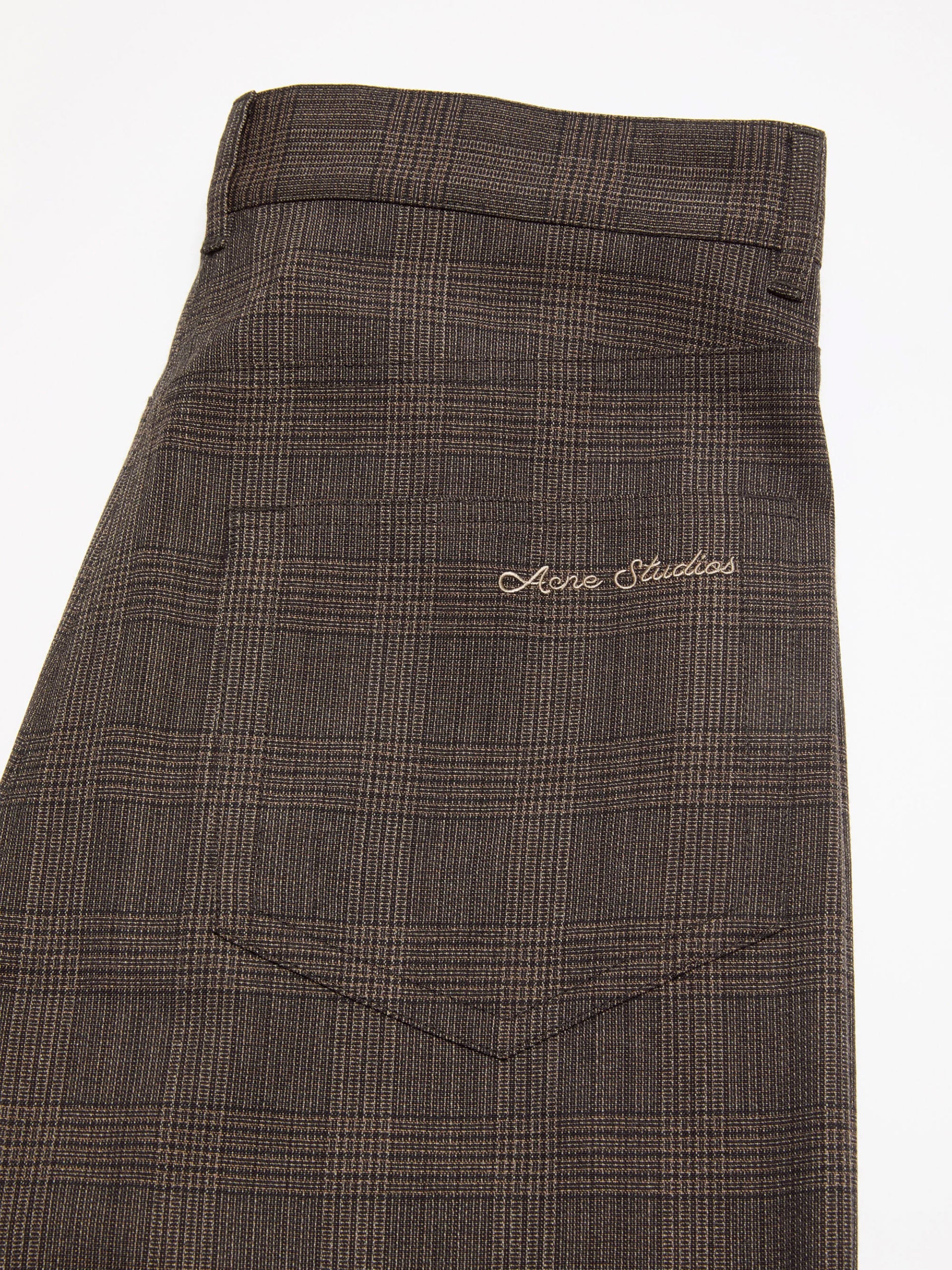 ACNE STUDIOS - Wollhose mit Karomuster für Damen