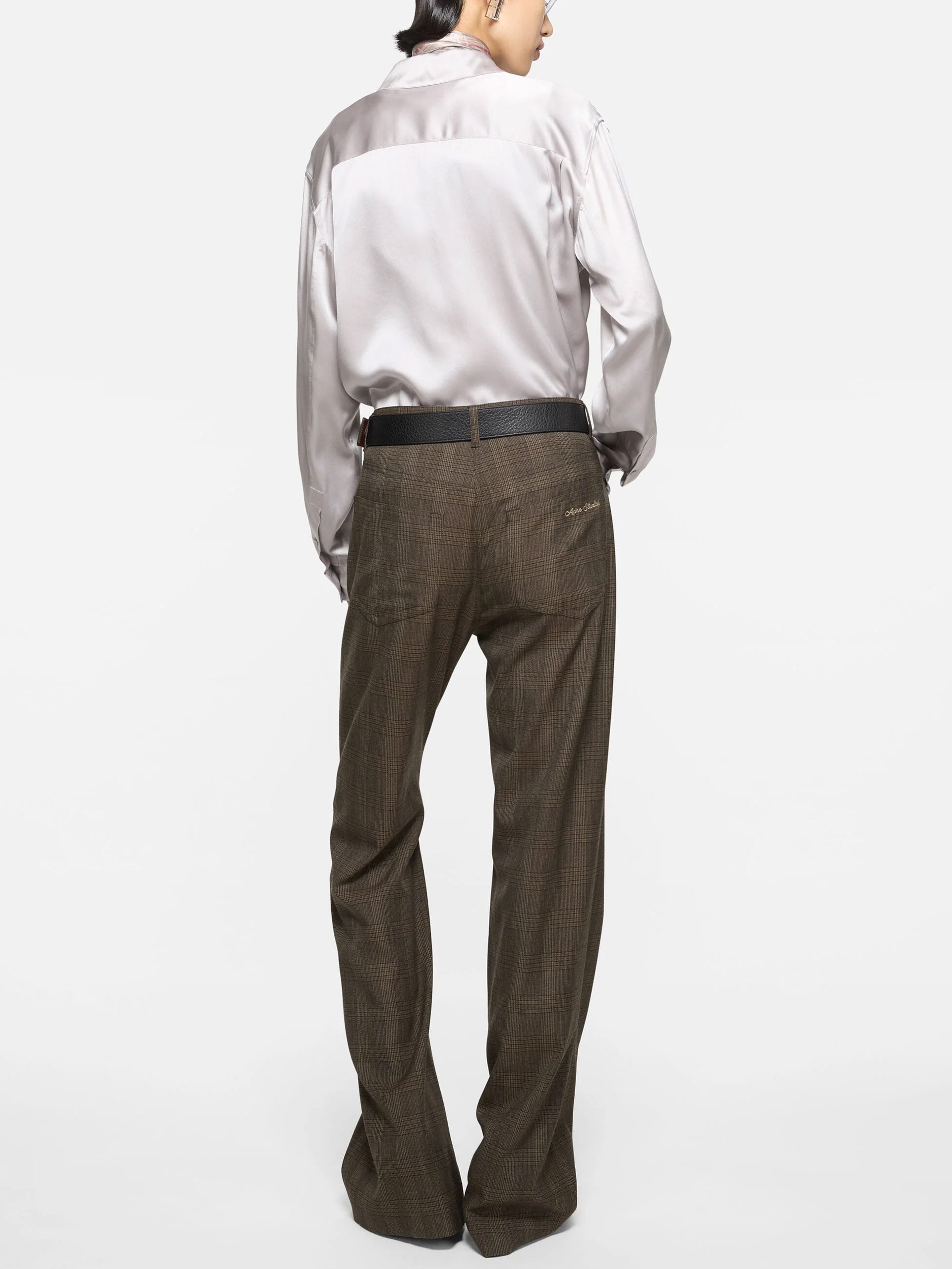 ACNE STUDIOS - Wollhose mit Karomuster für Damen