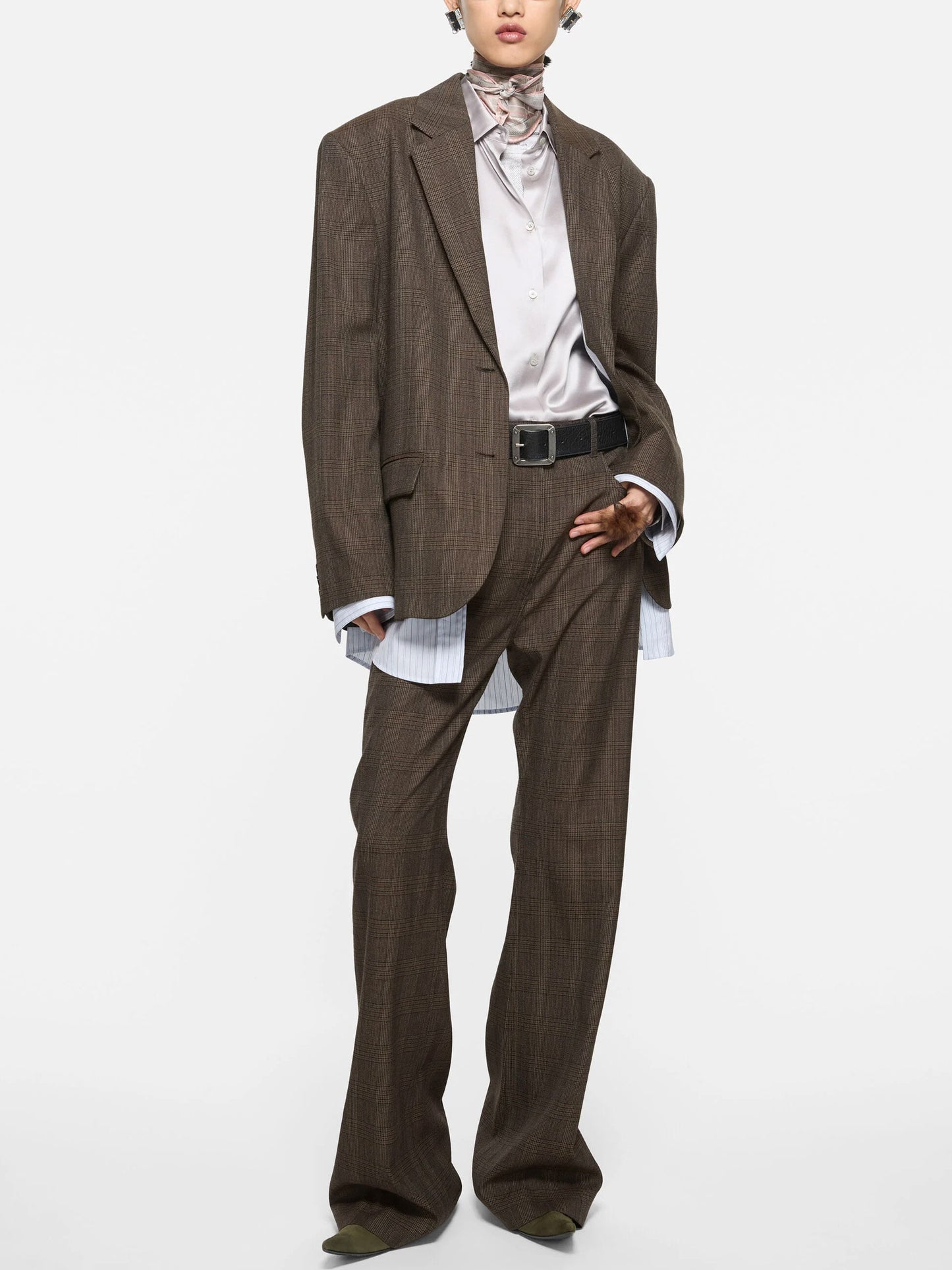 ACNE STUDIOS - Wollhose mit Karomuster für Damen