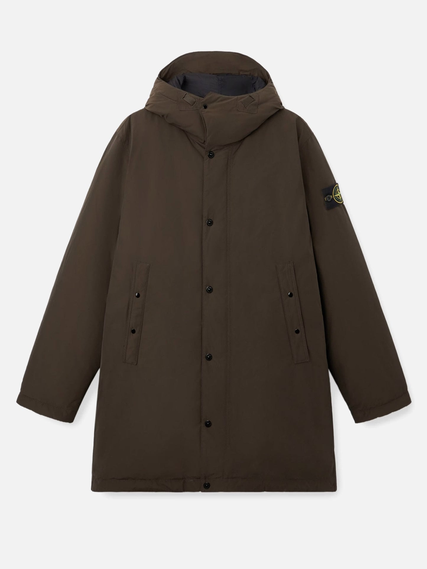 STONE ISLAND - Langer Daunenparka mit Kapuze für Herren