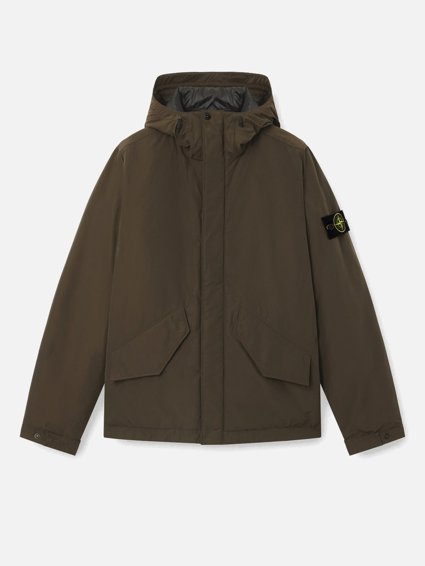 STONE ISLAND - Gepolsterte Kapuzenjacke aus Micro-Twill für Herren
