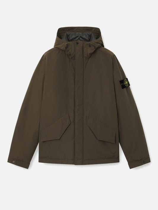 STONE ISLAND - Gepolsterte Kapuzenjacke aus Micro-Twill für Herren