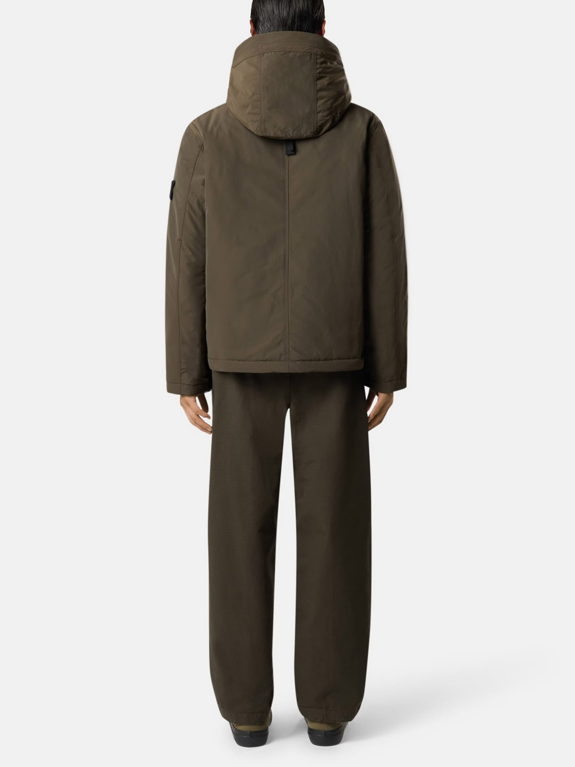 STONE ISLAND - Gepolsterte Kapuzenjacke aus Micro-Twill für Herren