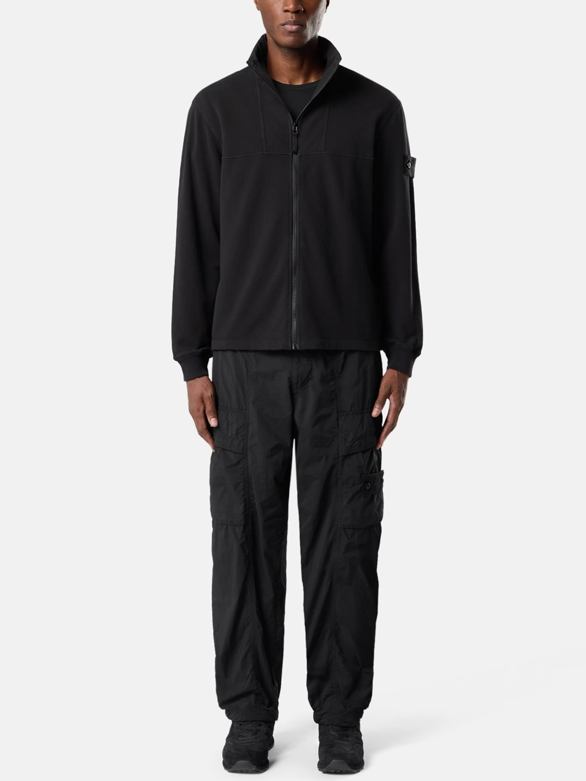 STONE ISLAND - Trainingsjacke Ghost aus Baumwollfleece für Herren