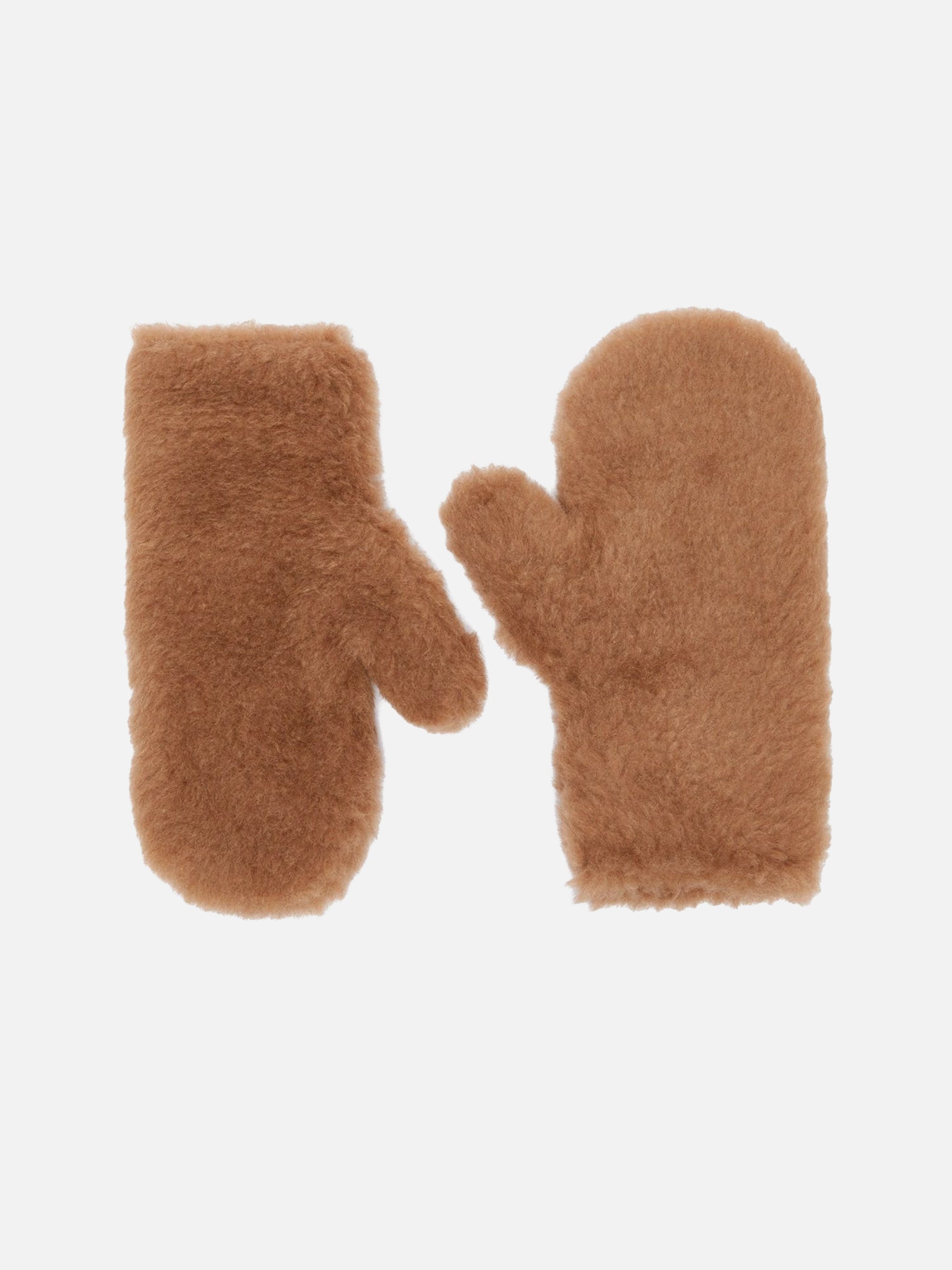 Max mara Fäustlinge aus Kamelhaar-Teddy für Damen Camel