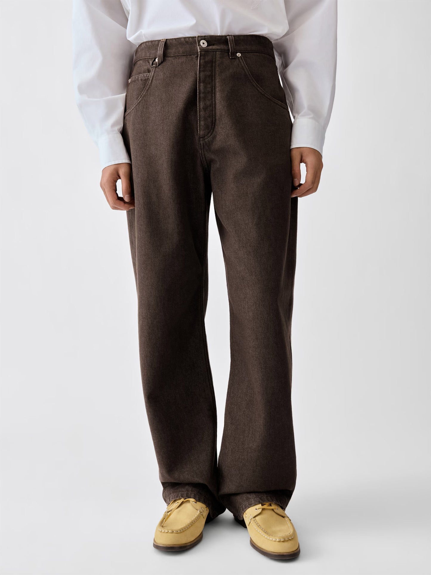 Jacquemus Straight Jeans Tempo für Herren Braun