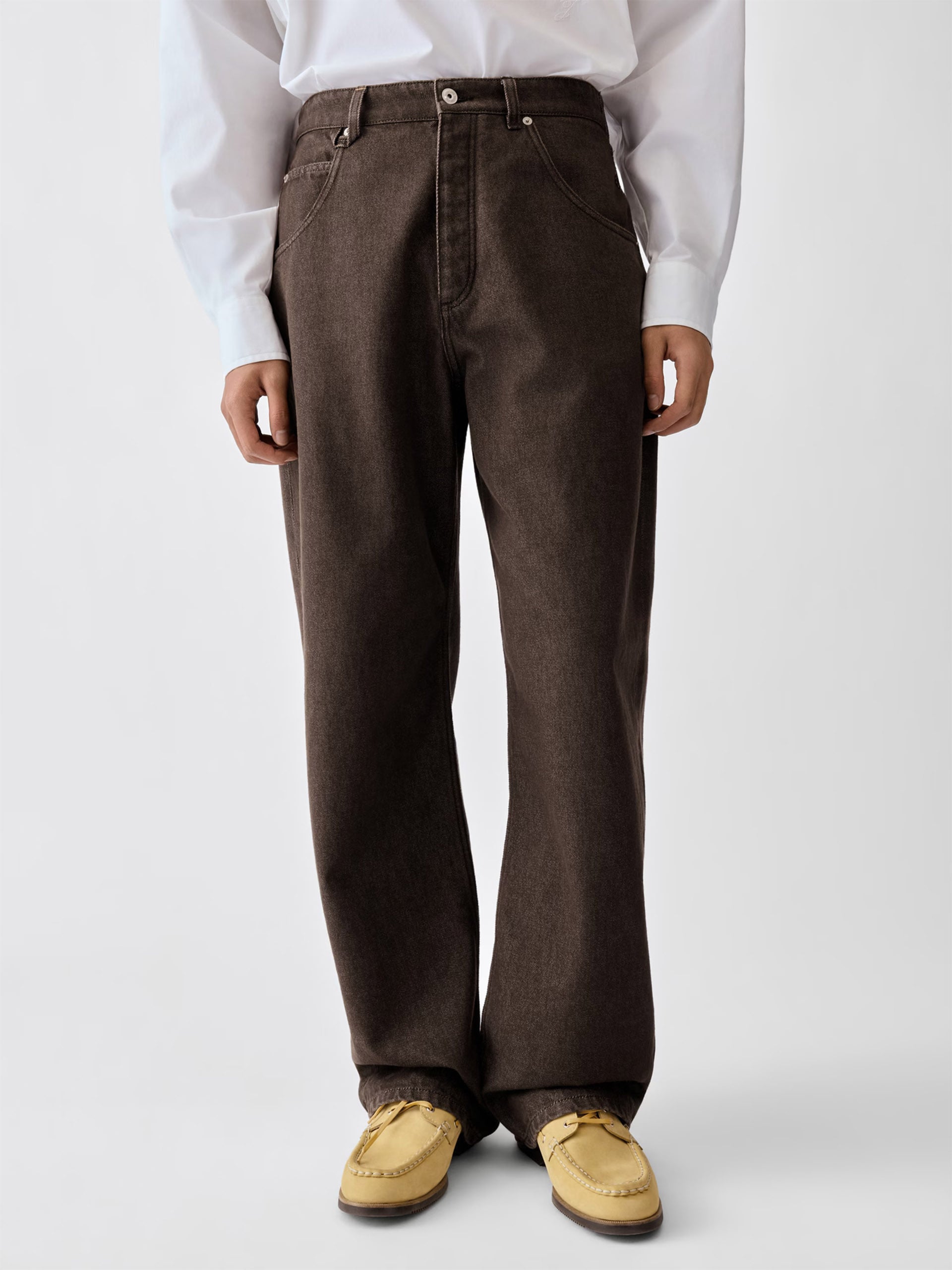 Jacquemus Straight Jeans Tempo für Herren Braun