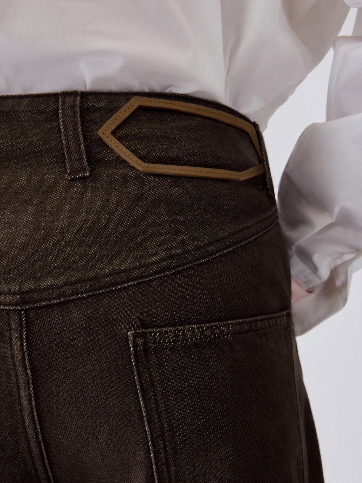 Jacquemus Straight Jeans Tempo für Herren Braun