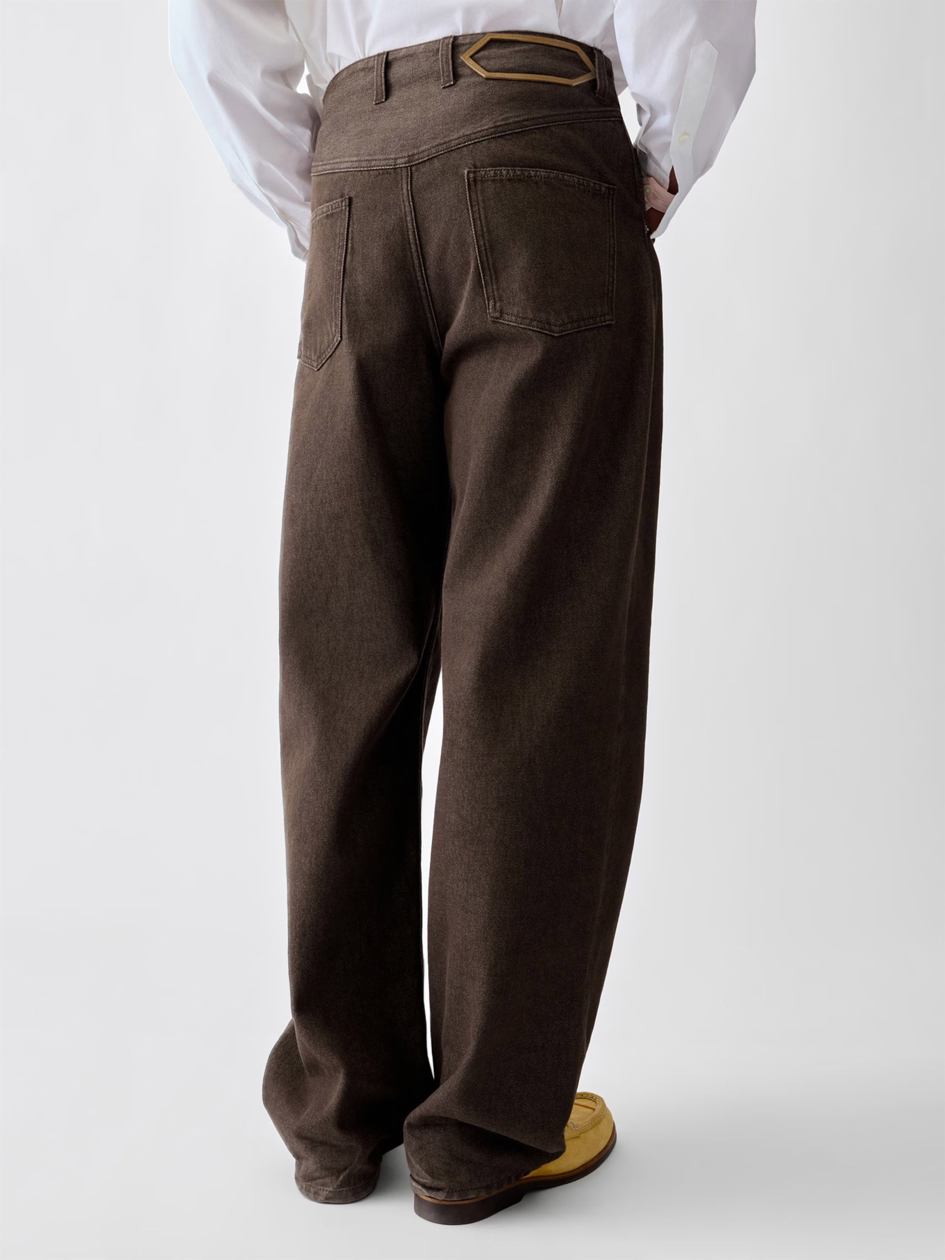 Jacquemus Straight Jeans Tempo für Herren Braun