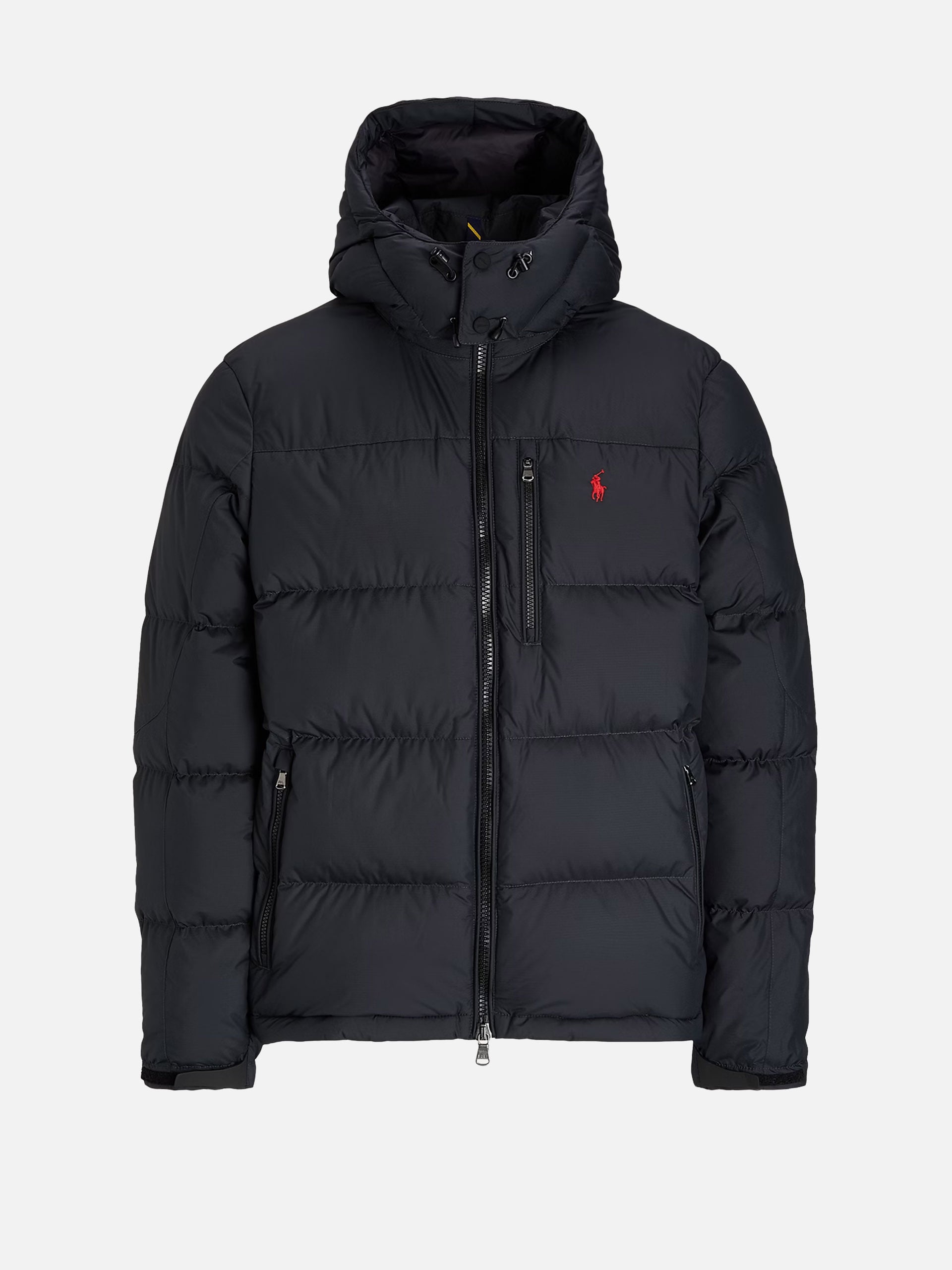 Polo ralph lauren Matte Daunenjacke Gorham mit Kapuze für Herren Schwarz