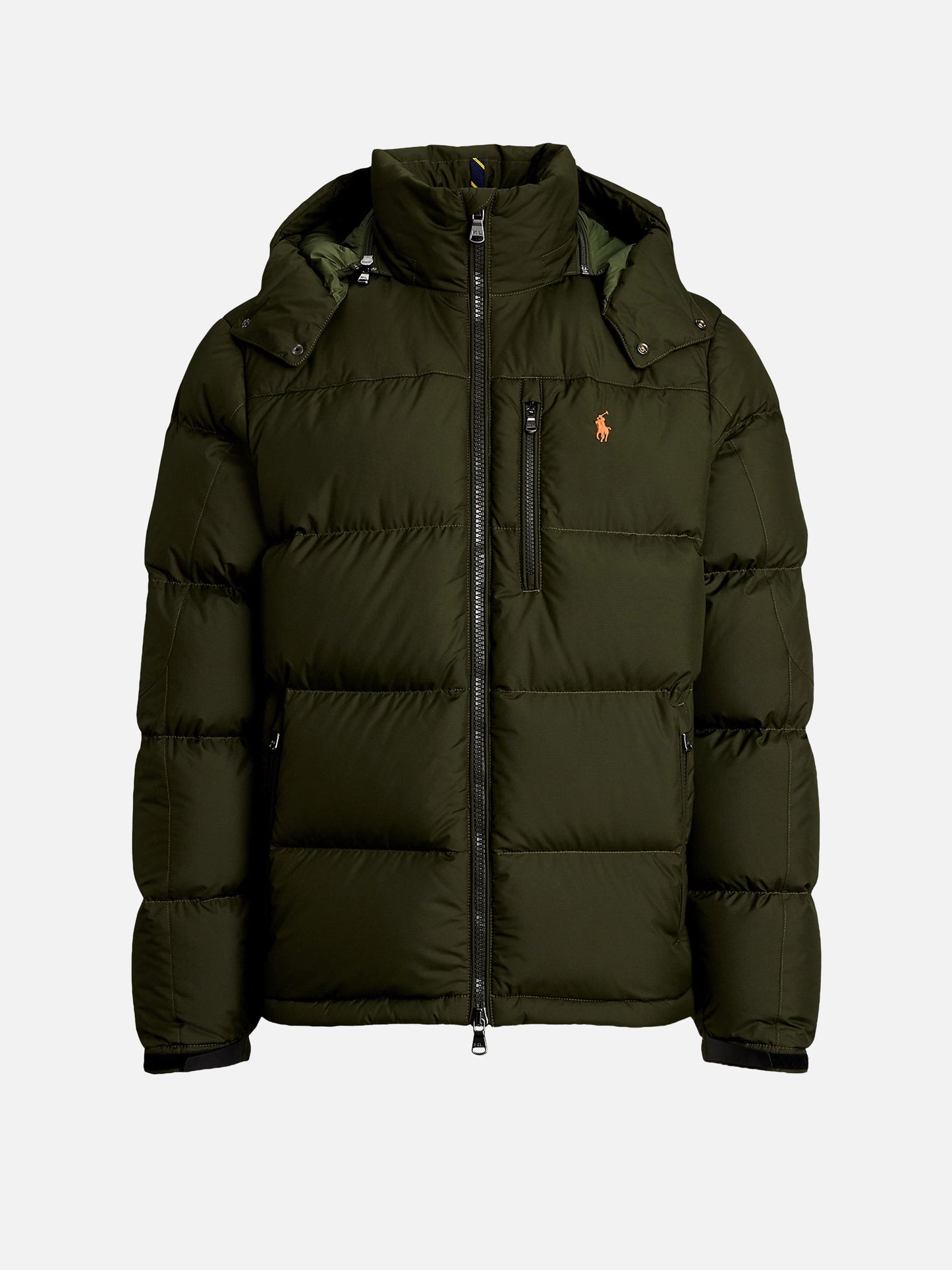 Polo ralph lauren Matte Daunenjacke Gorham mit Kapuze für Herren Olivgrün