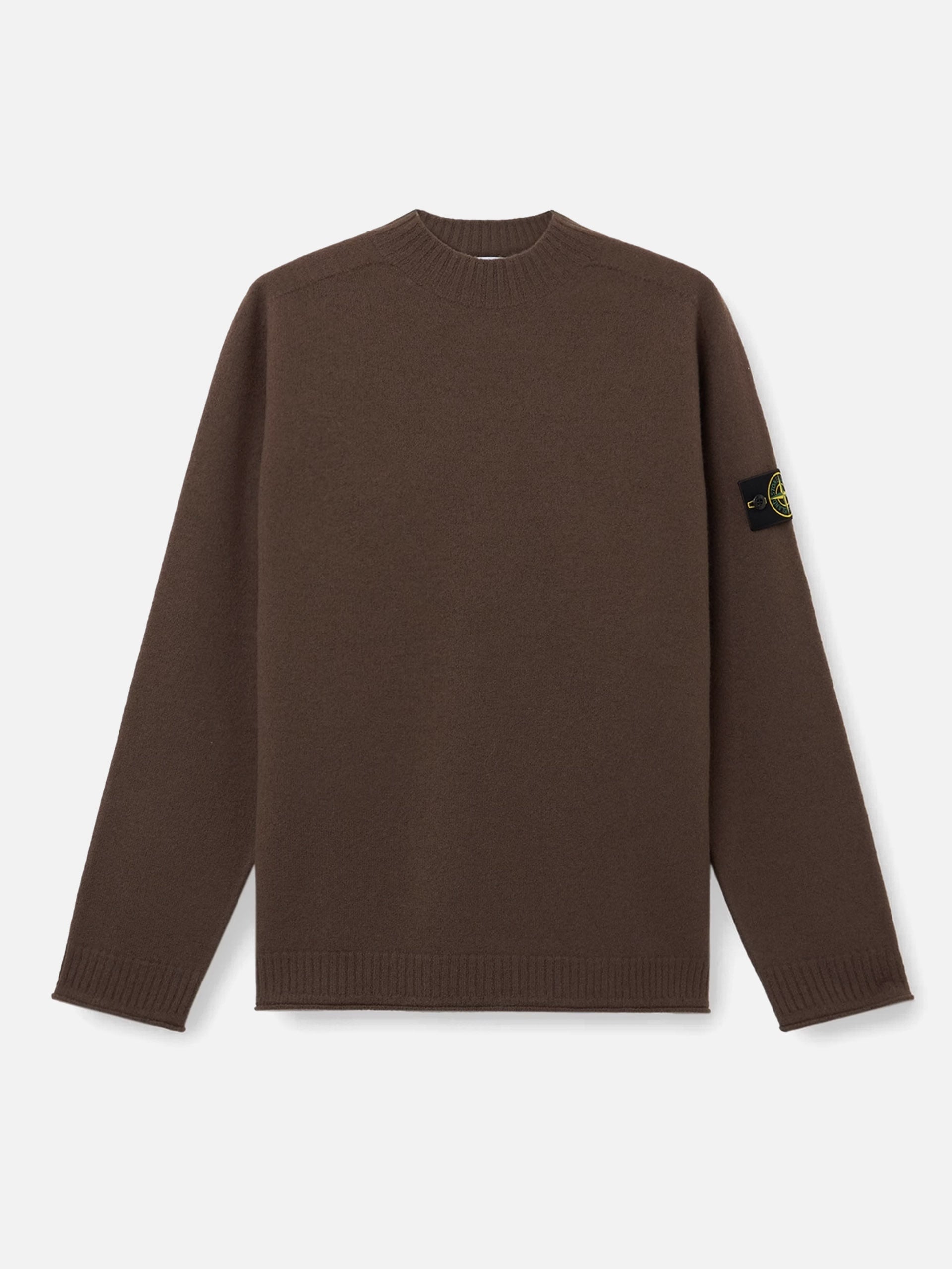 Stone island Pullover aus gewalkter Wolle für Herren Braun